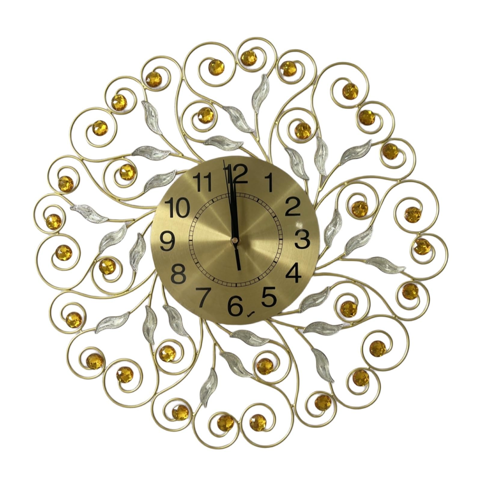 XYUERU Large Wall Clocks for Living Room, Silent Non-Ticking Wall Clock