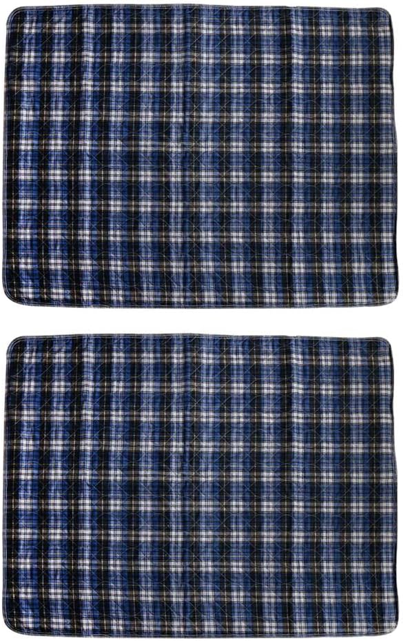 2X Washable Bed Reusable Pad Waterproof Pee Sheet Absorbent 60x90cm