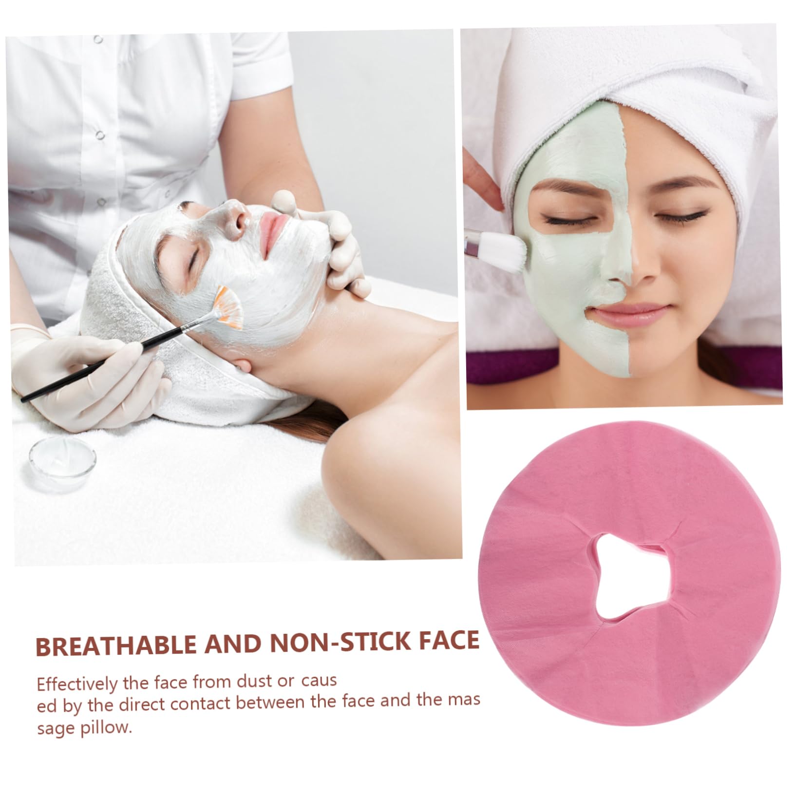 Healvian 150pezzi Tappetini Riutilizzabile Per Lettini Massaggio Per Viso Non Per Centri Estetici e Spa Facili Da Usare e Igienici