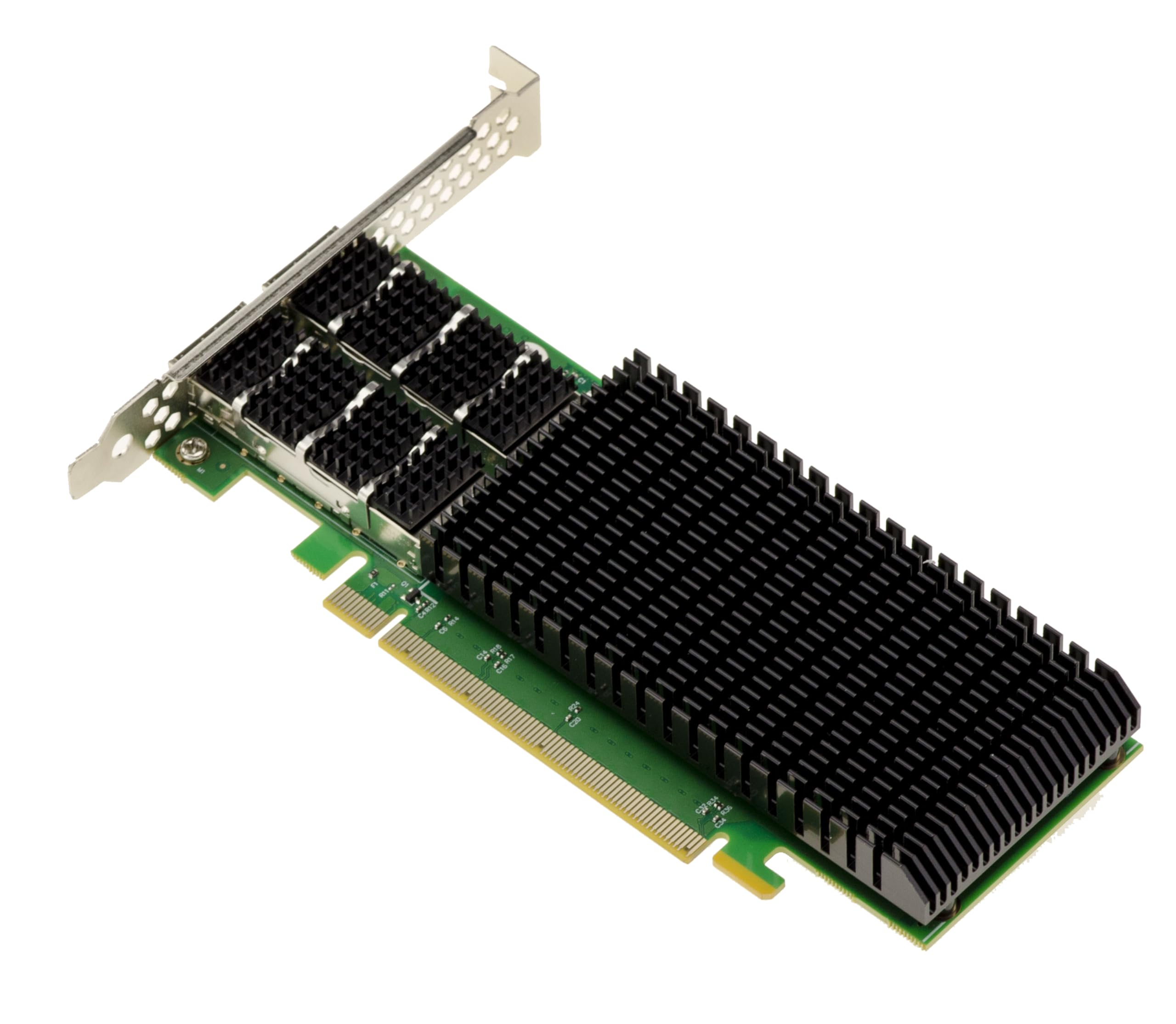 KALEA-INFORMATIQUE PCIe Gen 4.0 PC Dual 200G QSFP56 2-Port-Netzwerkcontroller-Karte. Mellanox ConnectX 6-Chipsatz. Unterstützt 200GbE, 100GbE, 50GbE, 40GbE, 25GbE und 10GbE