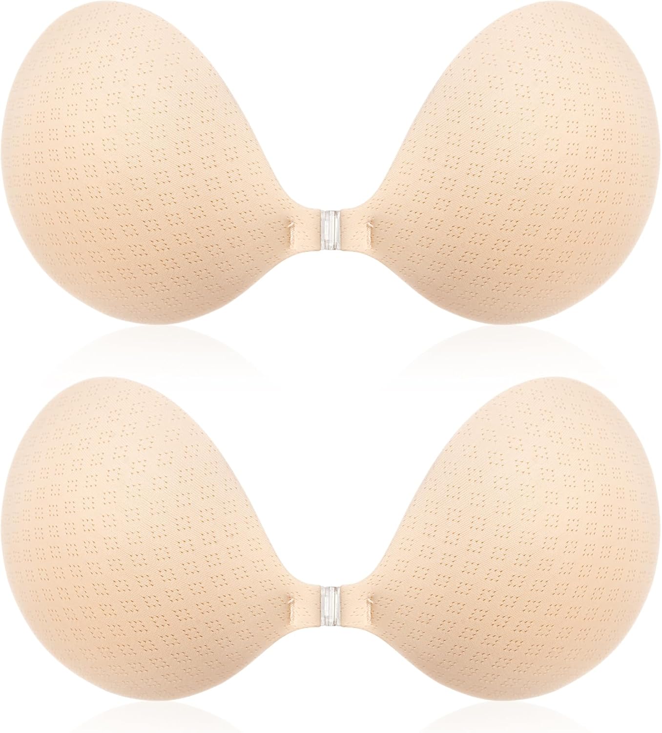 Adhesive Sticky Strapless Bra for Women, Push up Invisible Bras for Backless Dress Reusable Breathable for Breast Lift