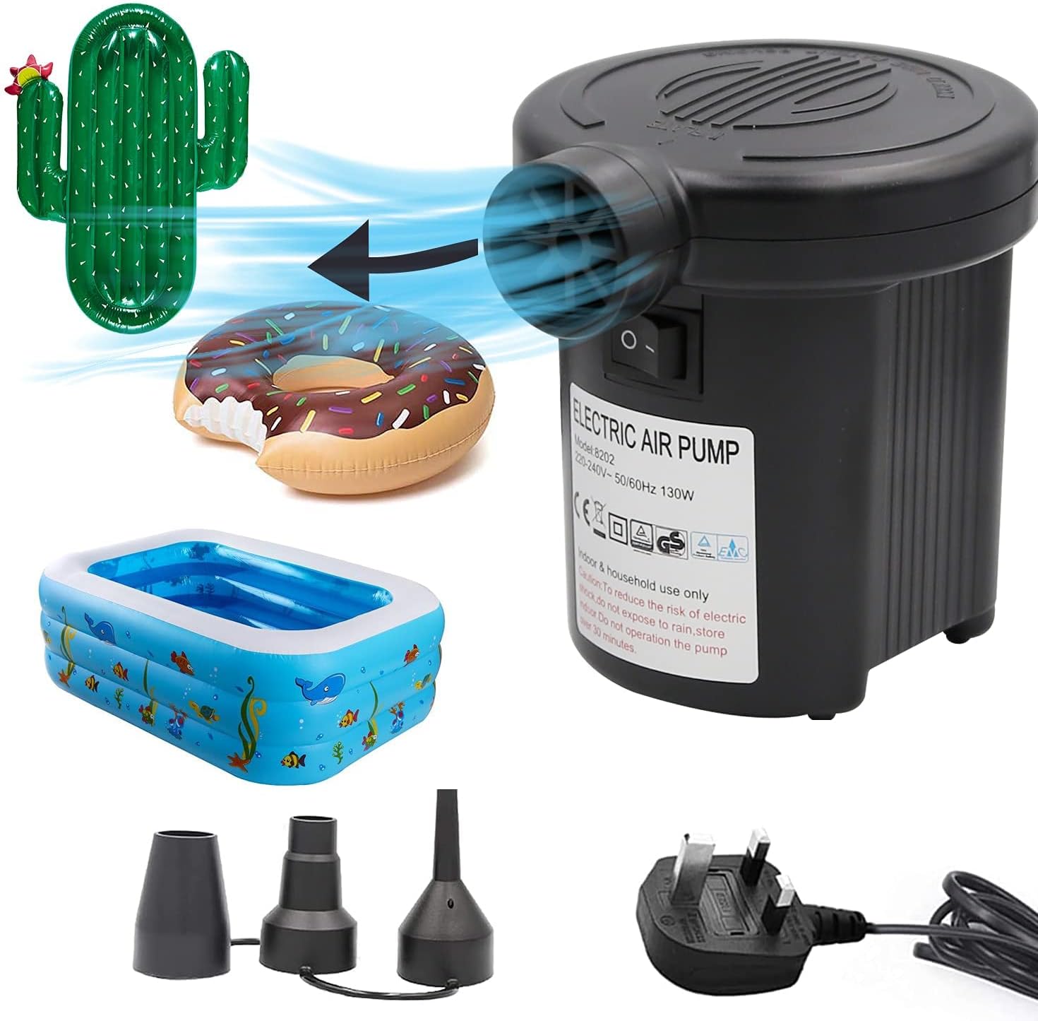 OBEST Electric Air Pump for Paddling 