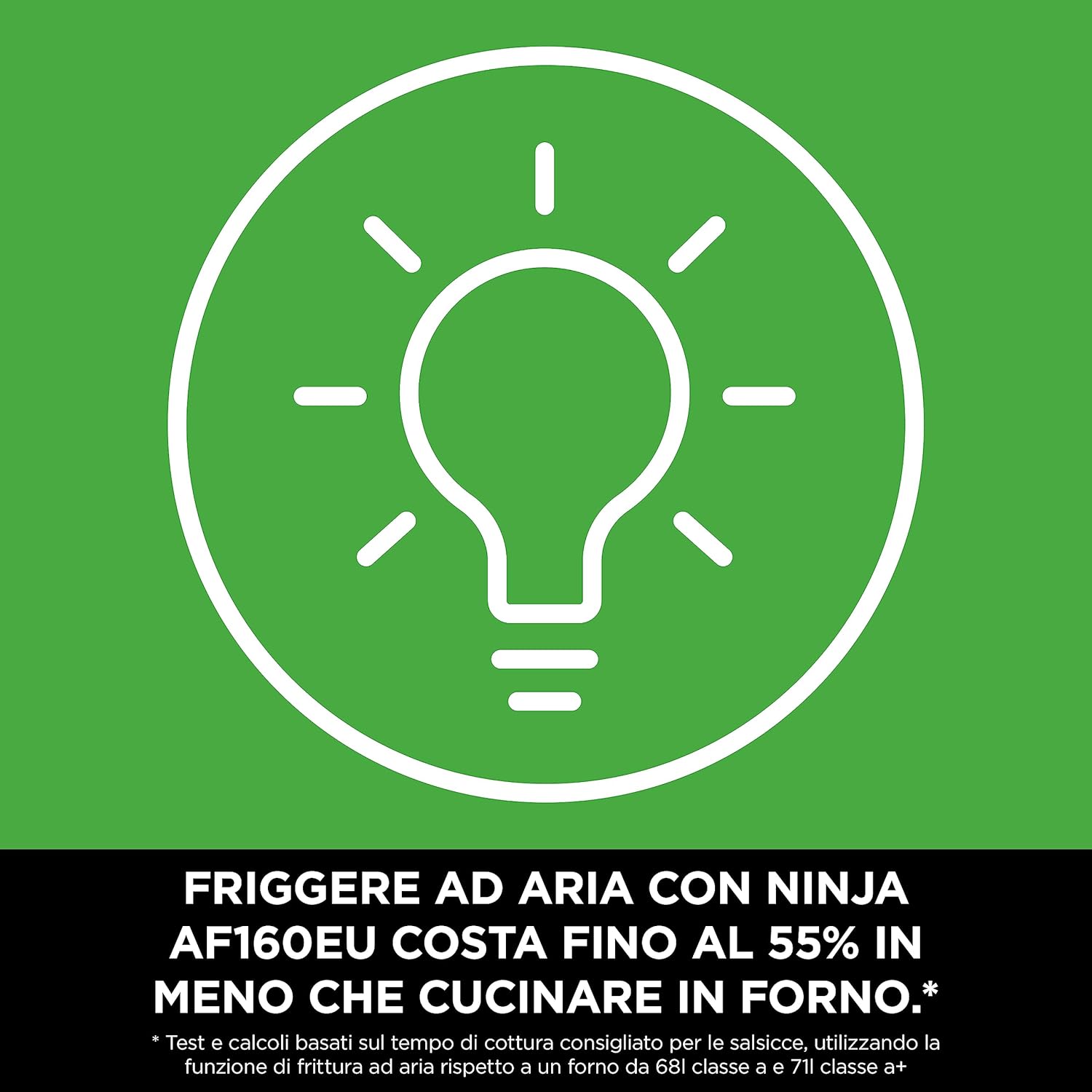 Ninja Friggitrice ad Aria MAX, 5.2L, 5 in 1, Antiaderente, Cottura Senza Olio, per Friggere, Arrostire, Cuocere al Forno, Riscaldare, Disidratare, Formato Famiglia, Rame/Nero, AF150EUCP Zona Unica 5,2L Rame/Nero - Immagine 5