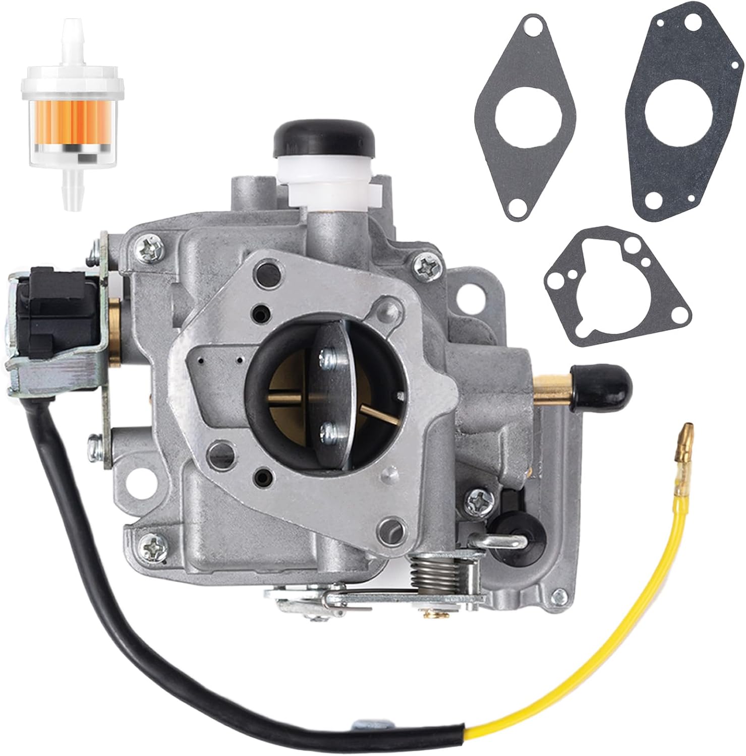 SOFO for Kohler Carburetor 25hp 27hp Kohler Carb with Fuel Filter Gasket CH25 CH730 740 Replace Part #24-853-34-S 24-853-162-S 24-853-93-S