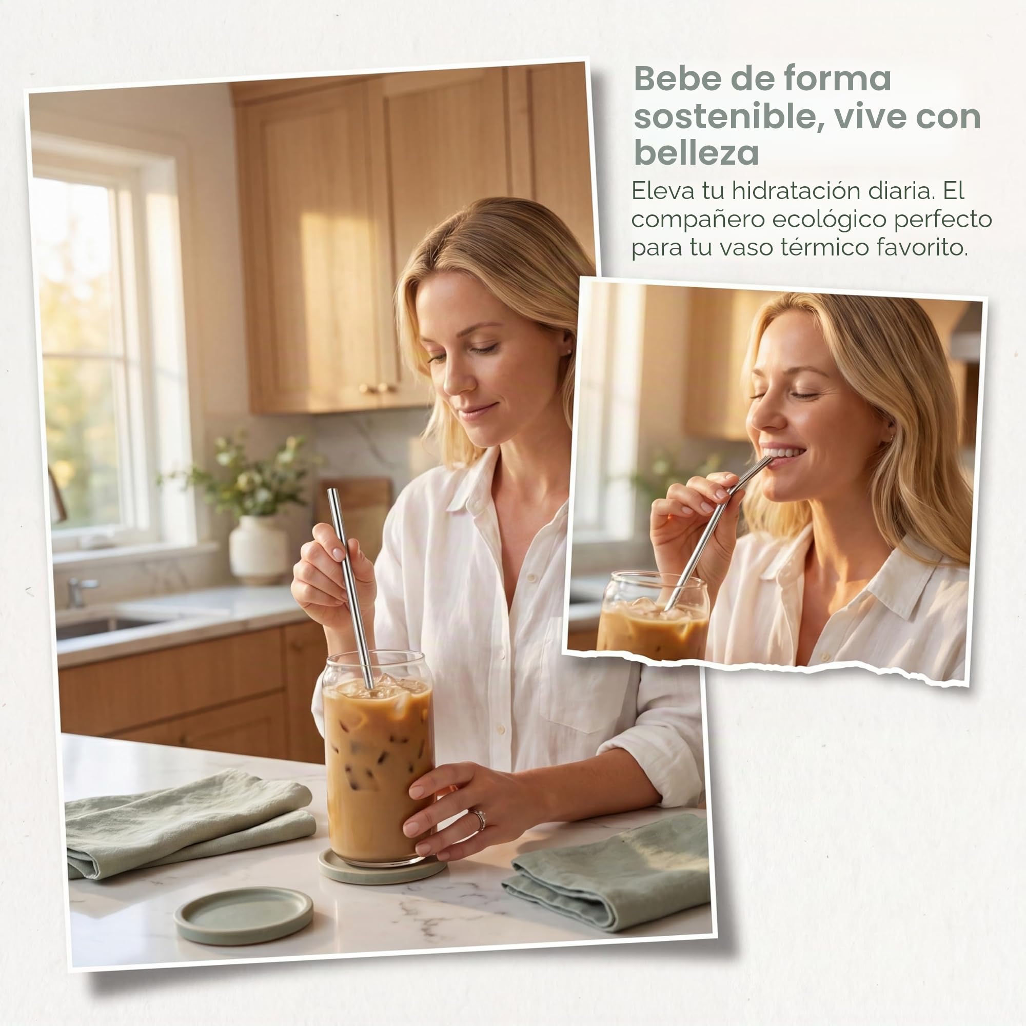 6 unidades de pajitas reutilizables de acero inoxidable de 31 cm para taza Stanley 30 oz/40 oz – Pajitas de metal aptas para alimentos 304 con 1 cepillo de limpieza, aptas para lavavajillas