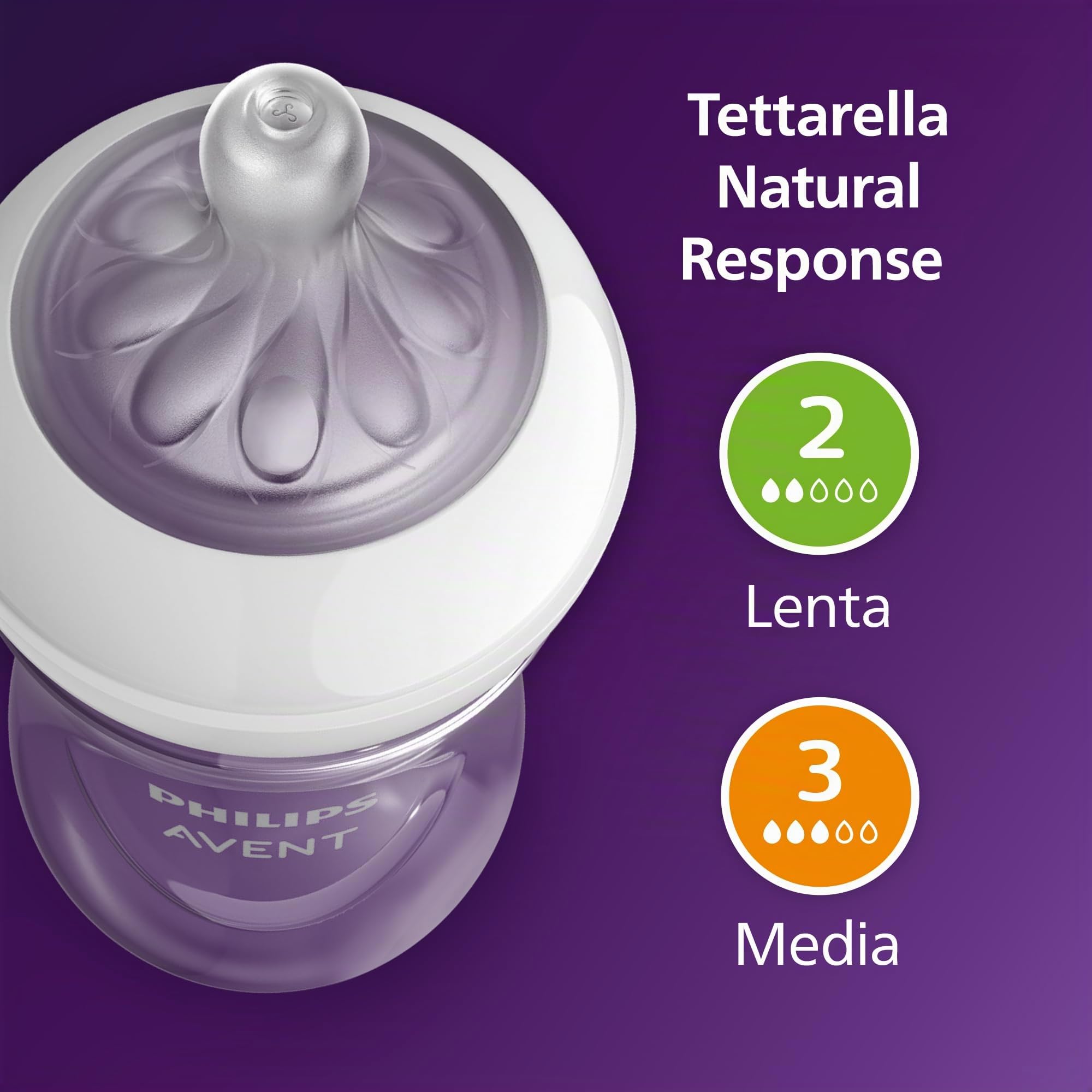 Philips Avent Set regalo con 1 ciuccio, 4 biberon e scovolino per pulizia