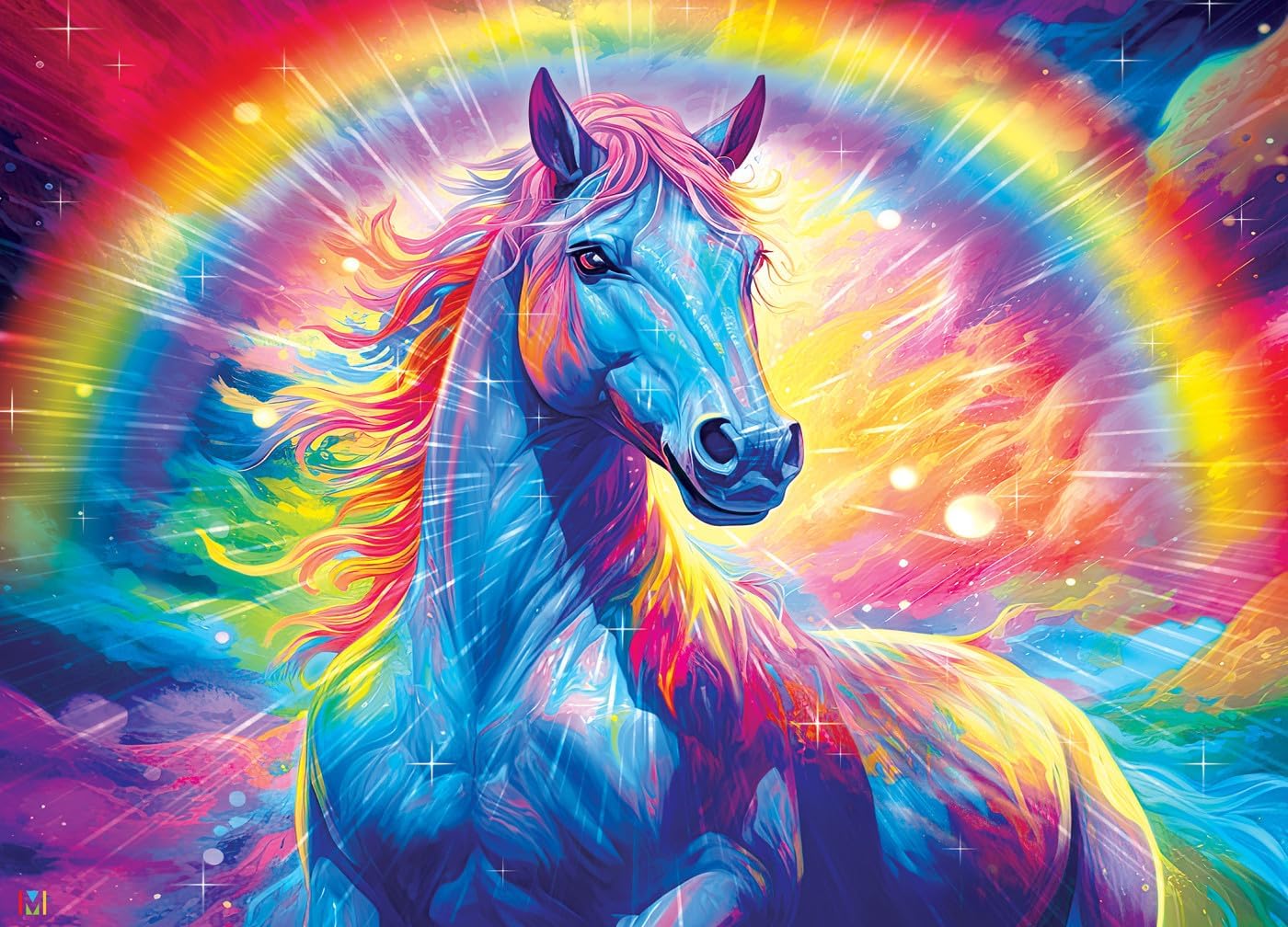 MasterPieces 1000 Piece Jigsaw Puzzle for Adults and Family - Prismatic Thunder - 19.25"x26.75"