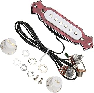 Electric Guitar Magnetic Pickup Guitar Sound Hole Pick-up With Tone Volume Controller Audio And Guitar Accessories guitar pickup set (Color : R)