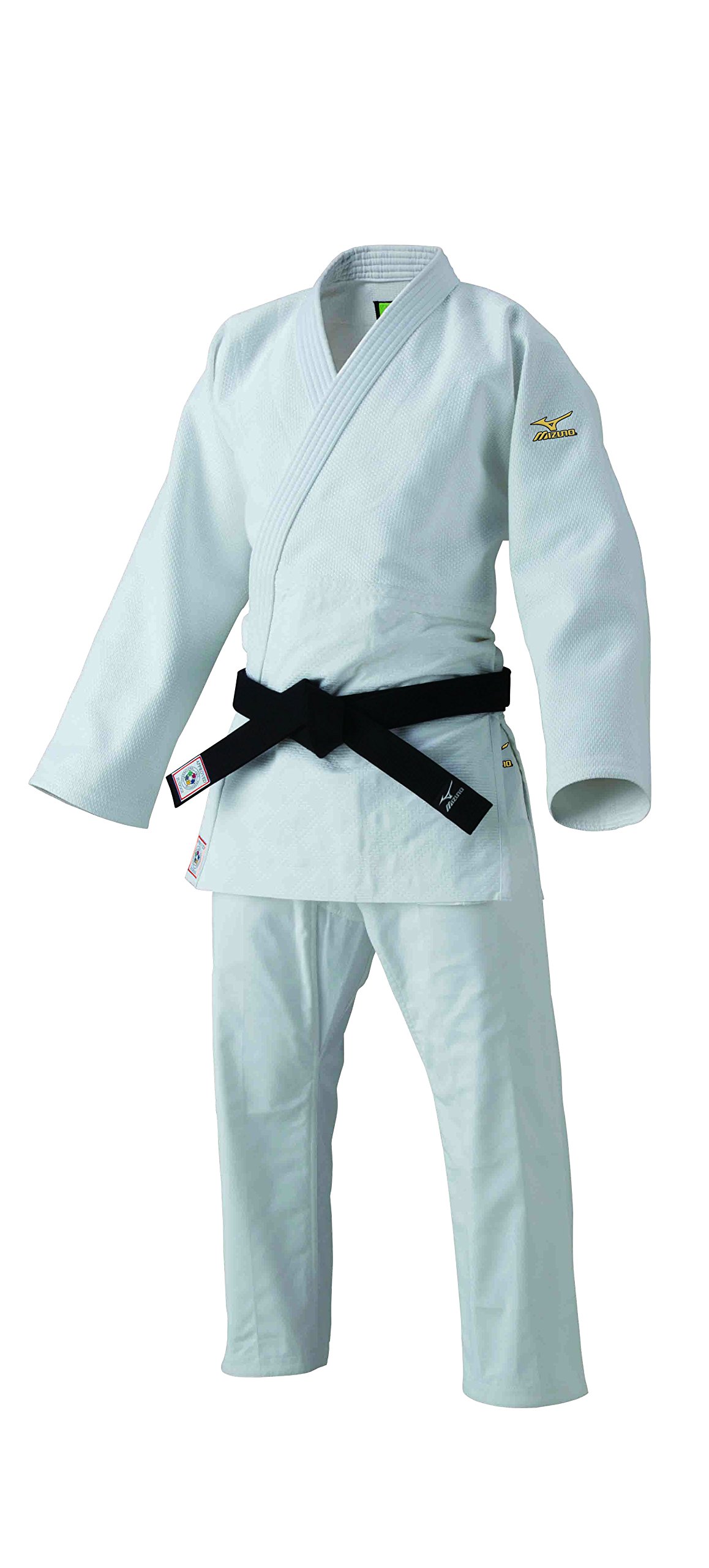 Mizuno – Kimono / Judogi Mod. 5A5101- Yusho - Approvato dalla Federazione Internazionale Judo - IJF 2015, bianco, 155