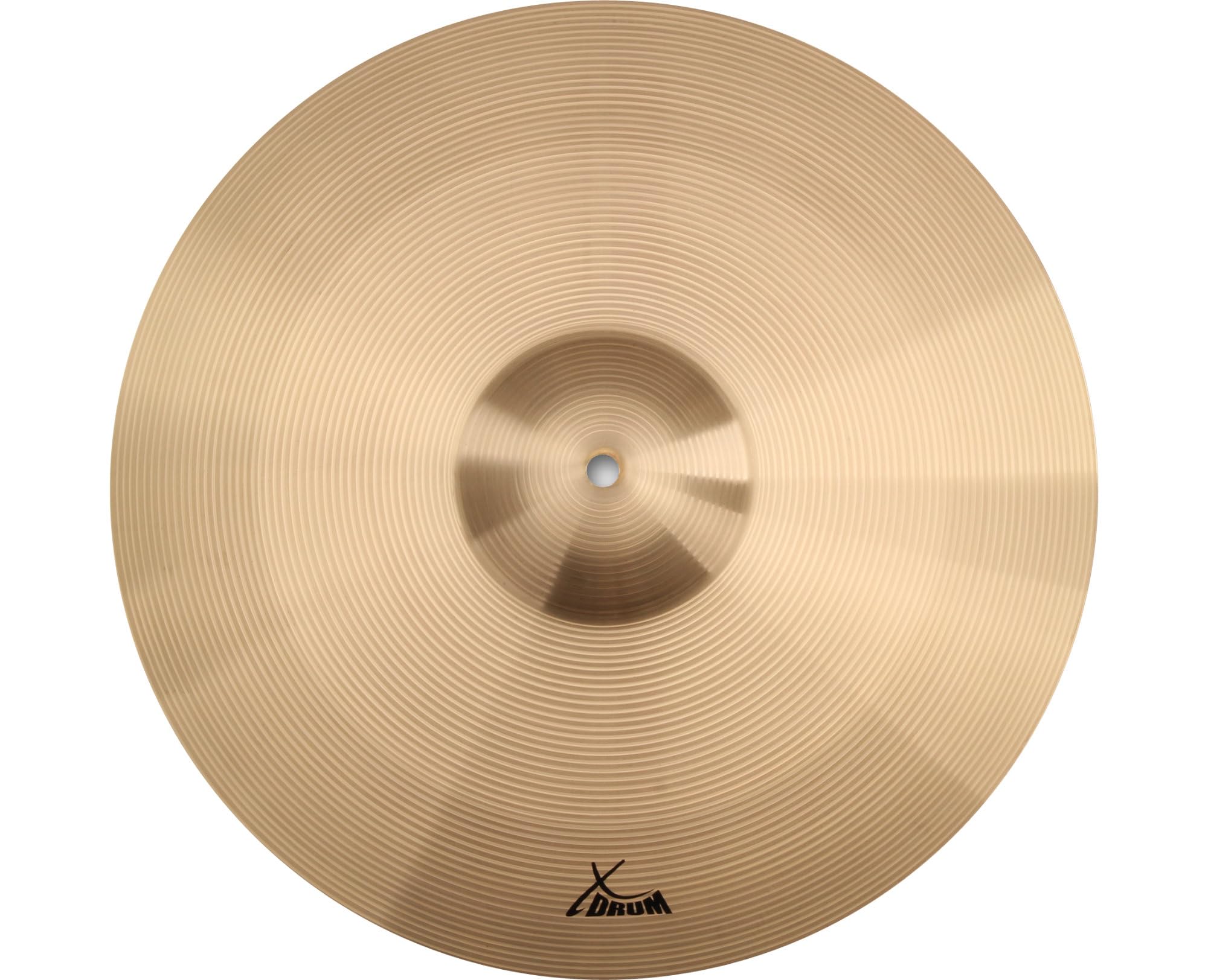 XDrum 18" Eco Cymbale Crash/Ride (Drum Cymbals, ensemble de cymbales musical, harmonieux et pourtant percutant, son moyennement sombre, plein)