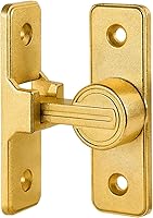 Vista 5 de 3 Paquetes de Cerraduras Doradas de 90 Grados para Puerta de Granero, Pestillos Pesados para Puerta Corrediza de Granero