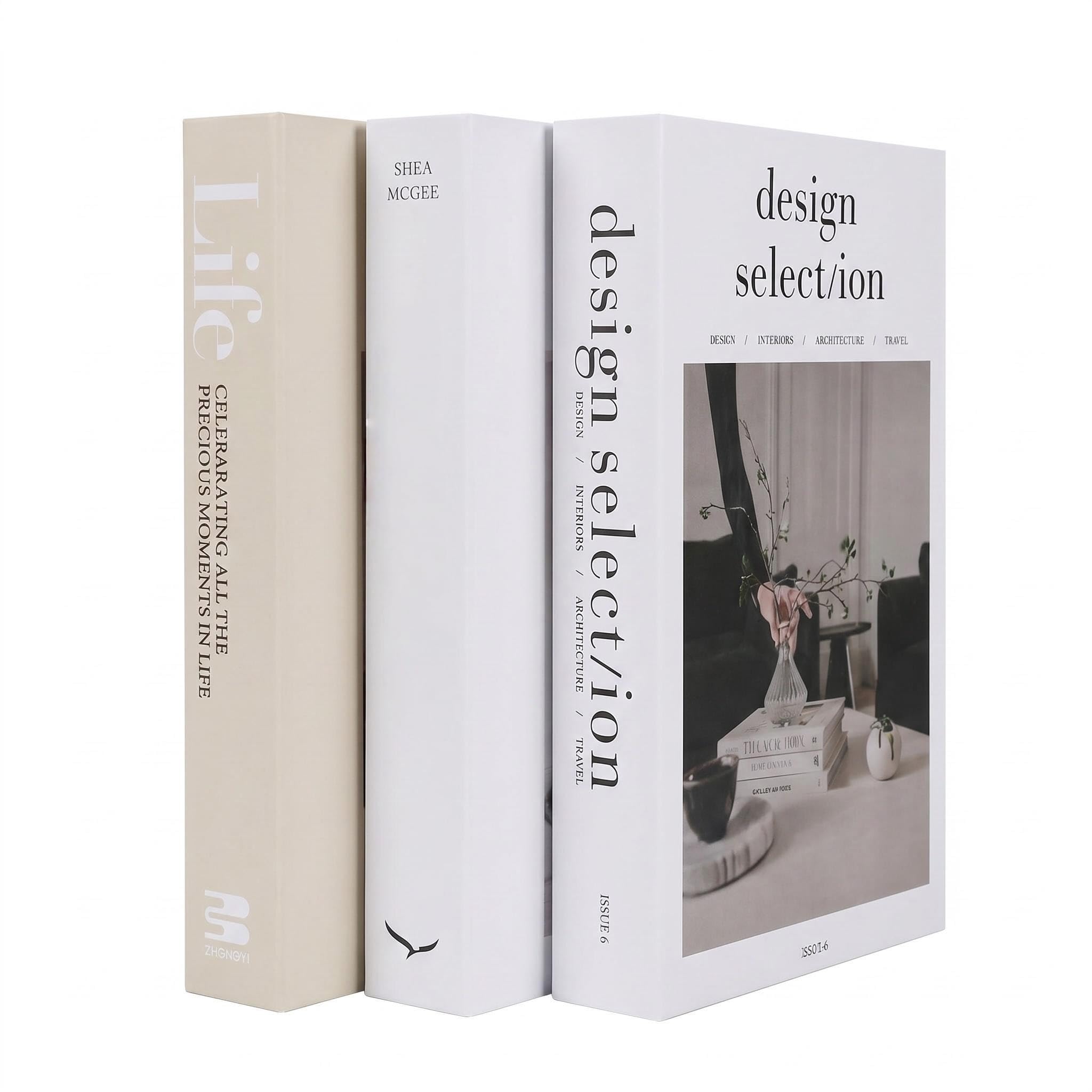 Libros de imitacion modernos para decoracion del hogar y habitacion