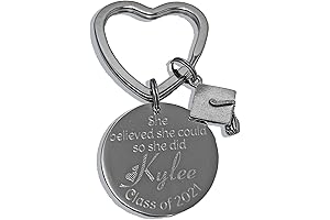 Graduation Keychain Personalized with Name, Class of 2024