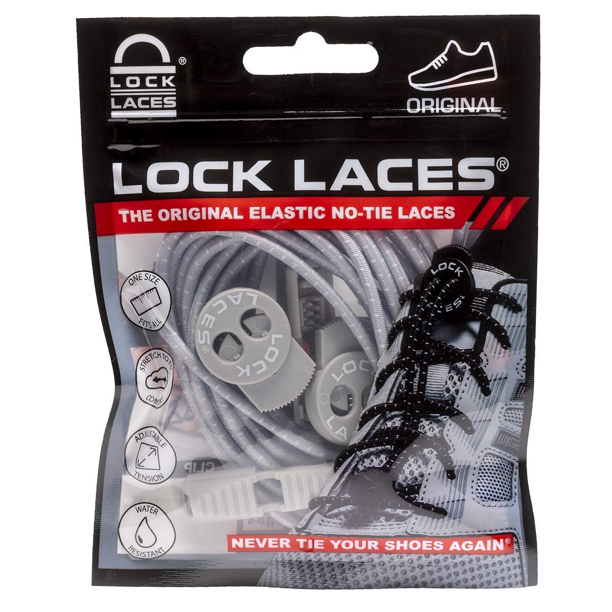[Lock Laces] ロックレース - 靴紐 結ばない ゴム紐 シューレース…