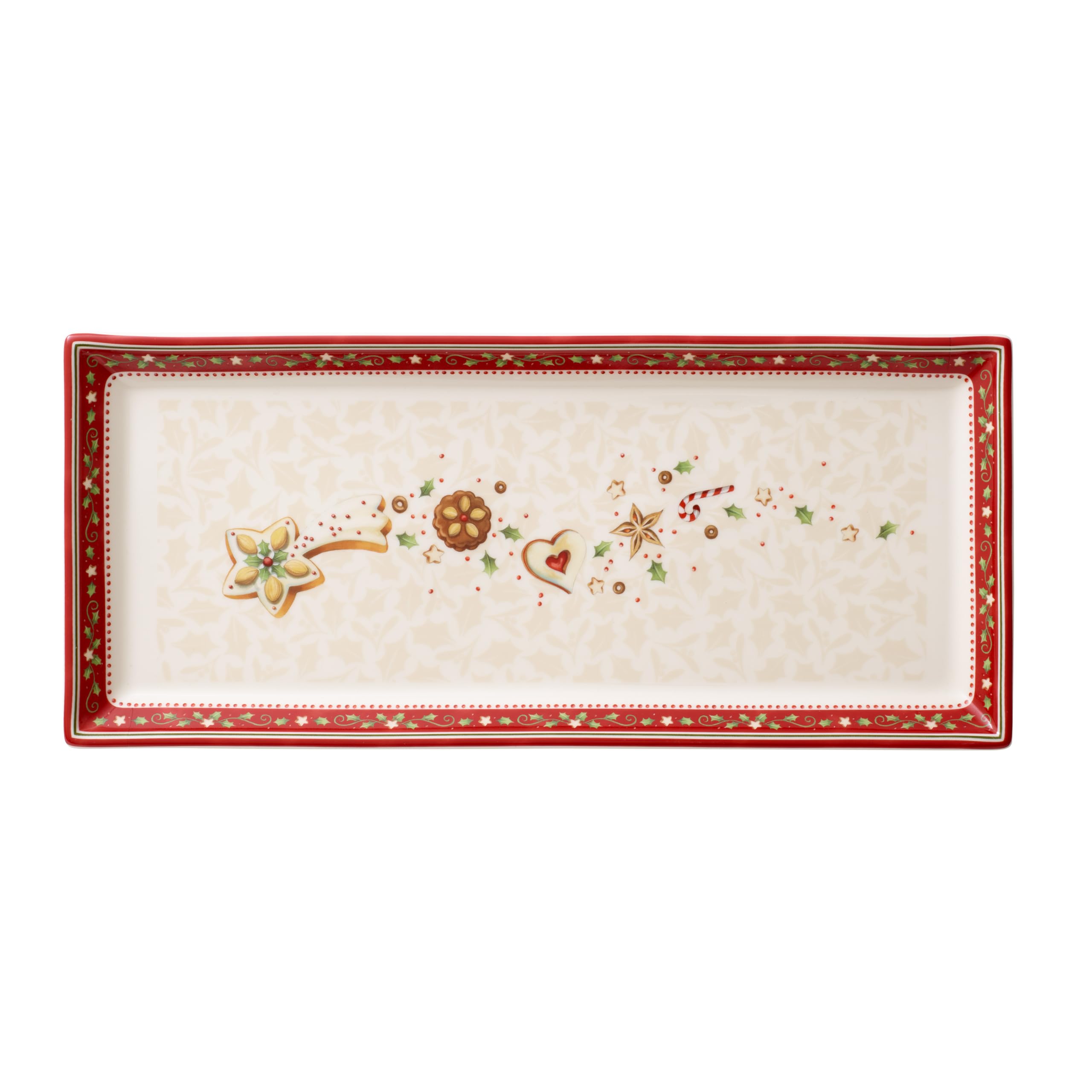 Villeroy & Boch Multi Colour Winter Bakery Delight Cake Plate Rectangular