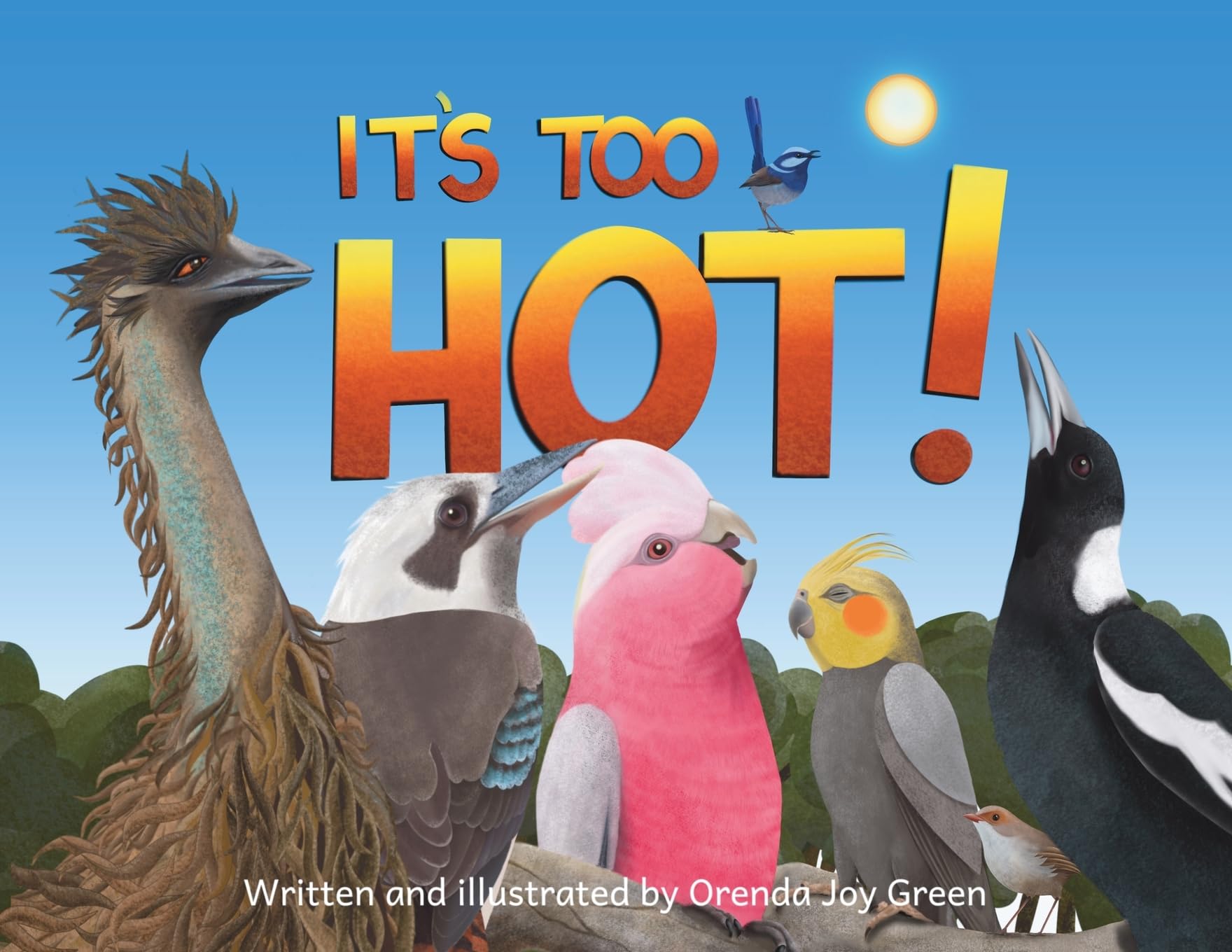 It's Too Hot!: A fun, rhyming, read-aloud picture book for kids 3 to 8 years old about Australia's iconic birds making a fuss on a scorching hot summer day.