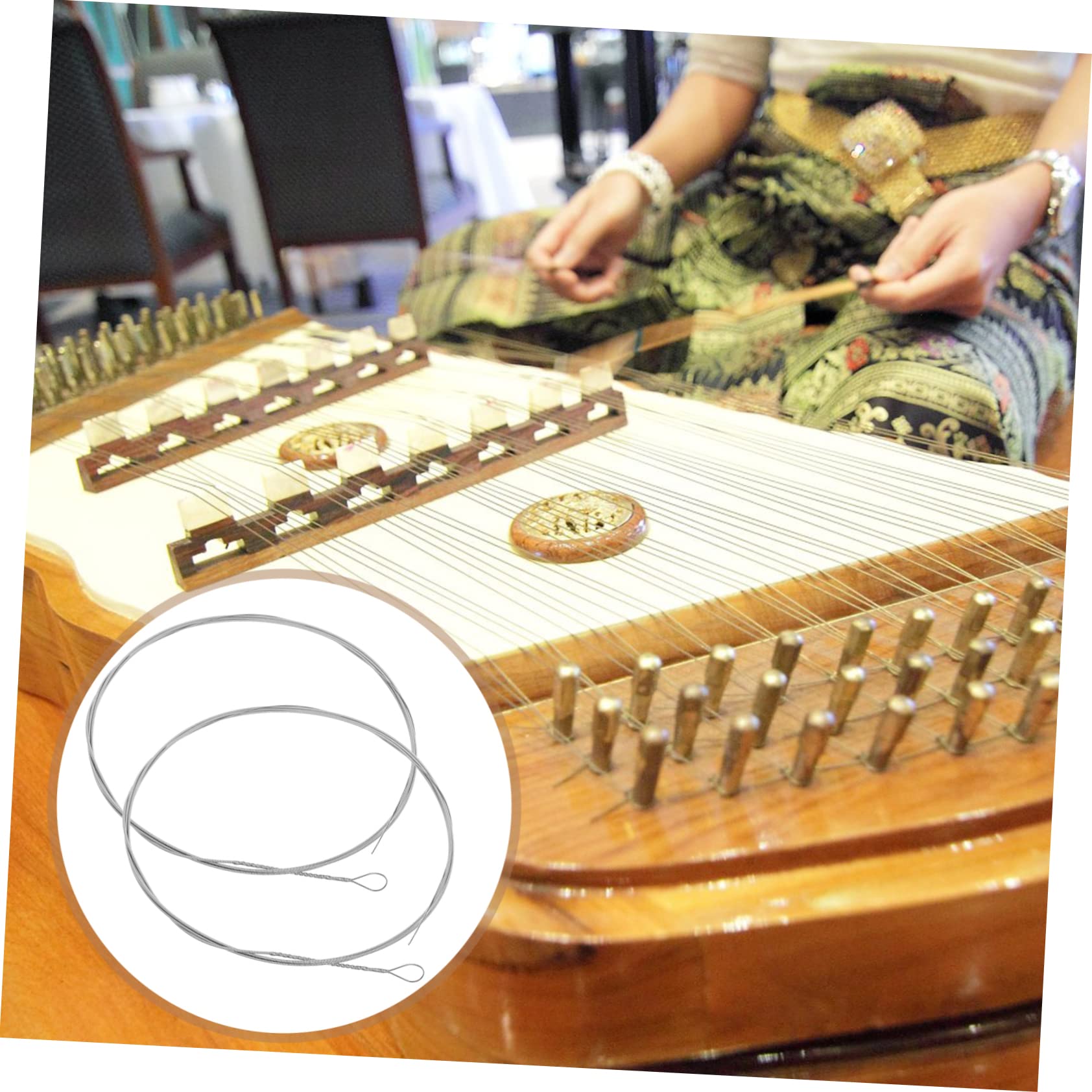 6stücke Dulcimer Saiten Ersatz Langlebige -saiten Für Klare Klangqualität Für Dulcimer-spieler Und Musiker Einfache Installation Wicklung