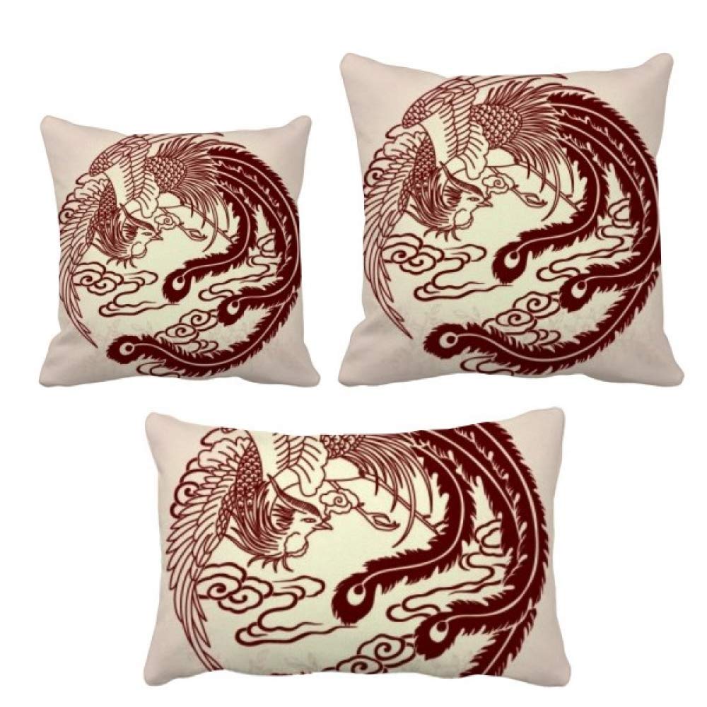 Parure de coussin Phoenixes pour raviver la décoration de votre pièce