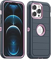 Vista 8 de AICase Funda para iPhone 12/iPhone 12 Pro, resistente protección contra caídas, cuerpo completo, resistente, a prueba de golpes, militar