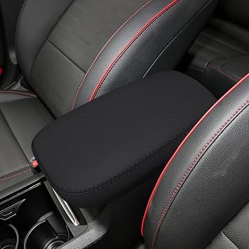 Center Console Arm Rest Cover for 2019-2024 Kia Forte AccessoriesBlack