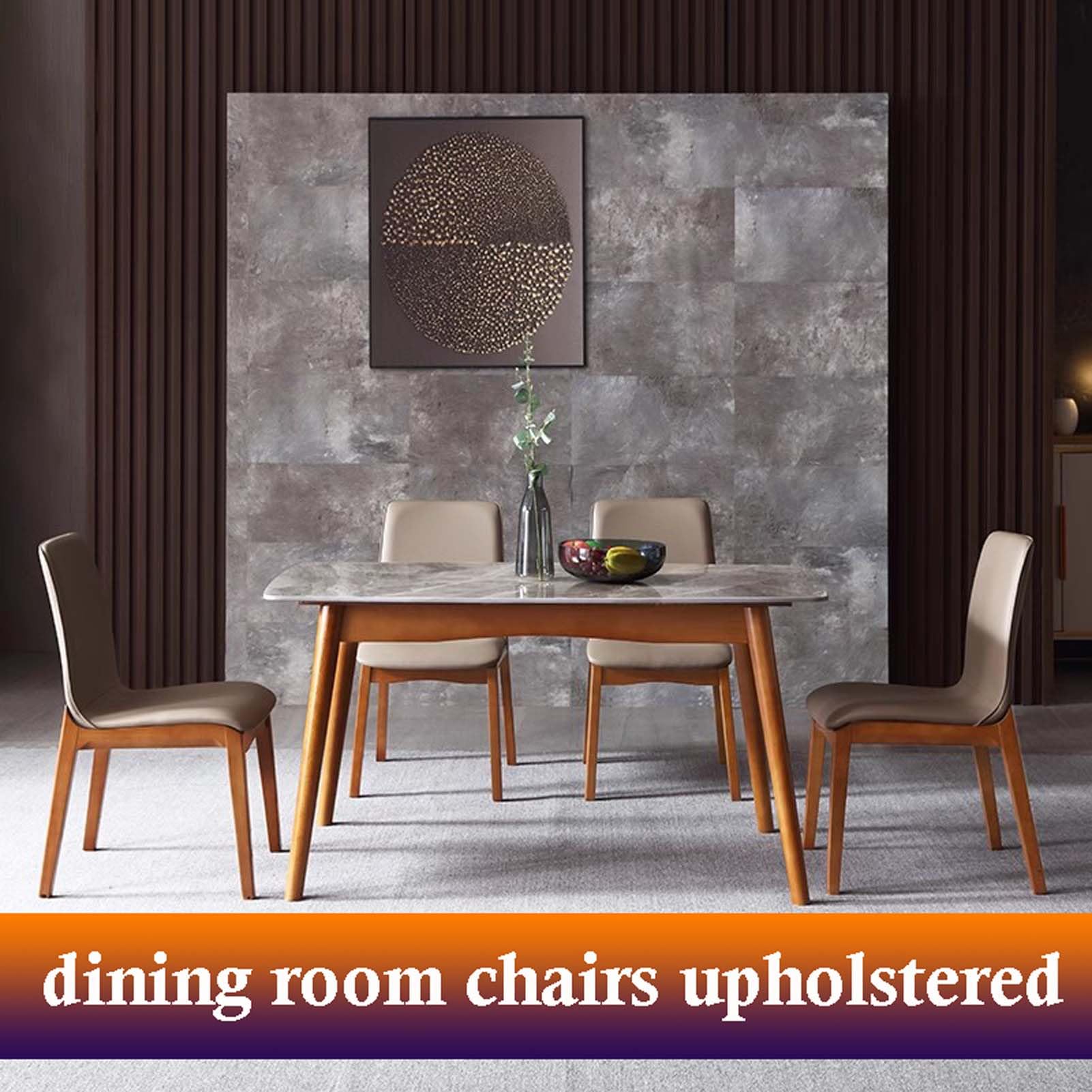 Set Di 2 Sedie Da Pranzo Moderne In Ecopelle – Schienale Alto Con Motivo A Rombi, Struttura In Metallo, Portata 150 Kg - 2