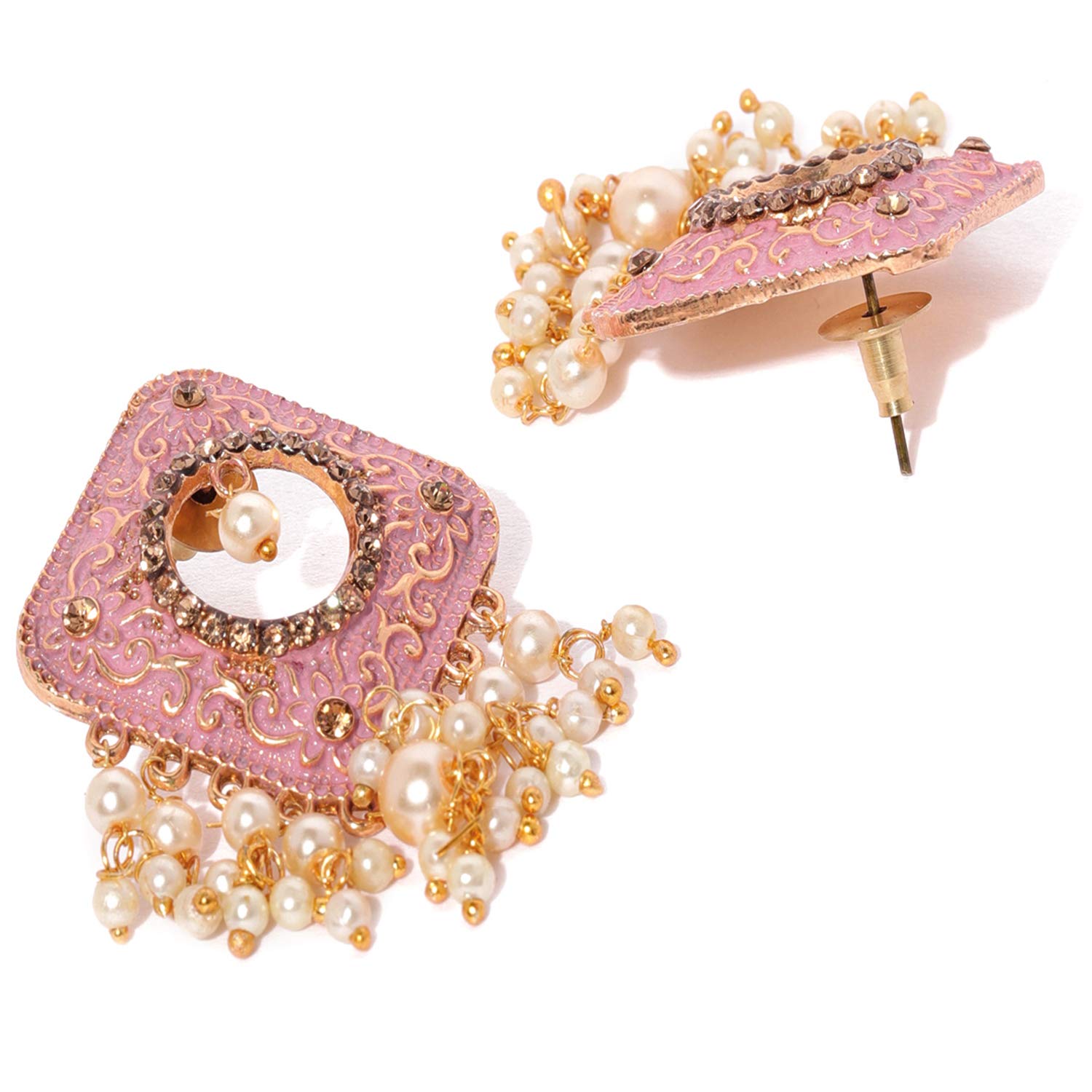 Mint Meena Collection Plated Earring for Women
