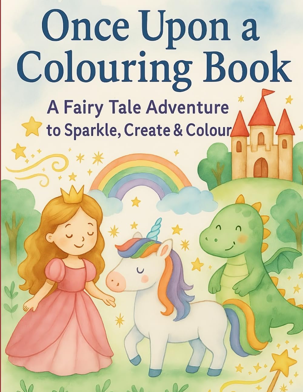 Once Upon a Colouring Book: A Fairy Tale Adventure to Sparkle, Create & Colour.