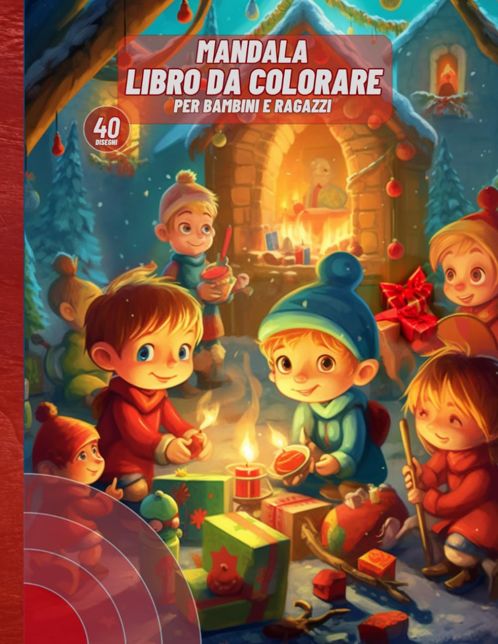 Natale. Libro da Colorare. Album da Colorare per Bambini per Ragazzi e Ragazze.