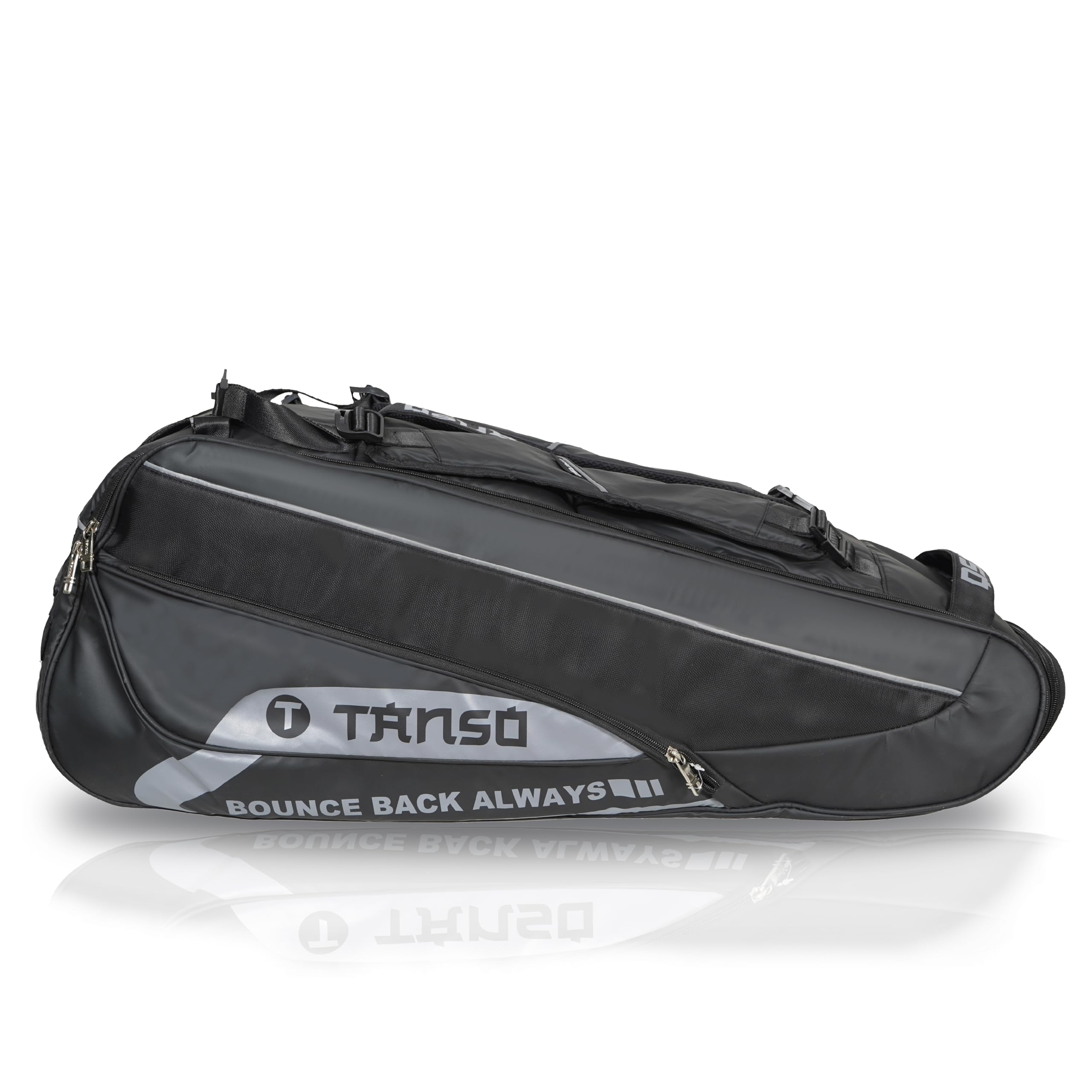 Tanso Professional Badminton Kit Bag | Spacious Multisport Racket Bag with Insulated Temperature Controlled Compartment, Separate Shoe Section & Premium Materials-image-20