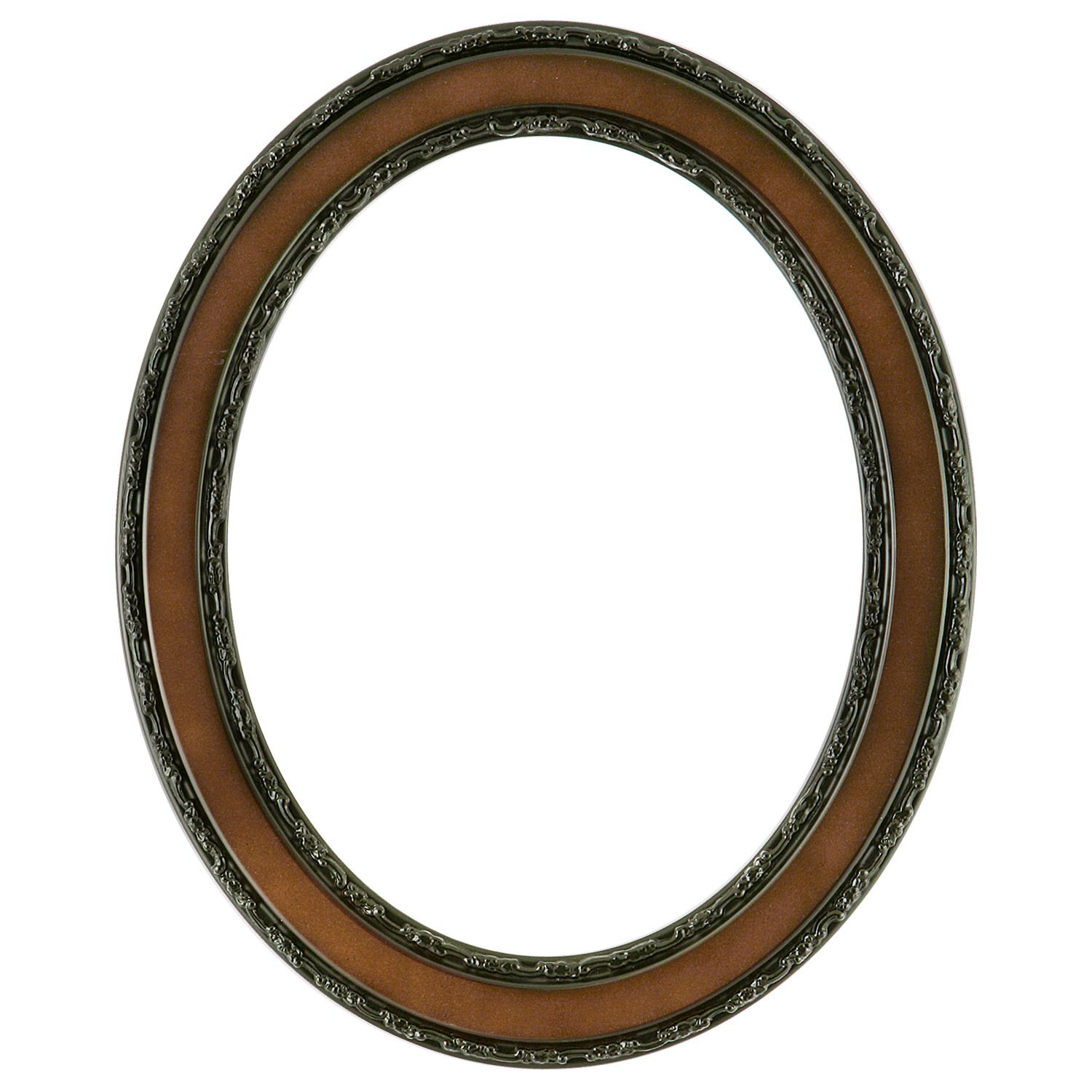 ArtToFrames 12x16 Inch 822 Oval Frame Walnut Comes with Glass Premium Clear, Oval Frame Back and Wall Hanging Hardware (822A1216WA)