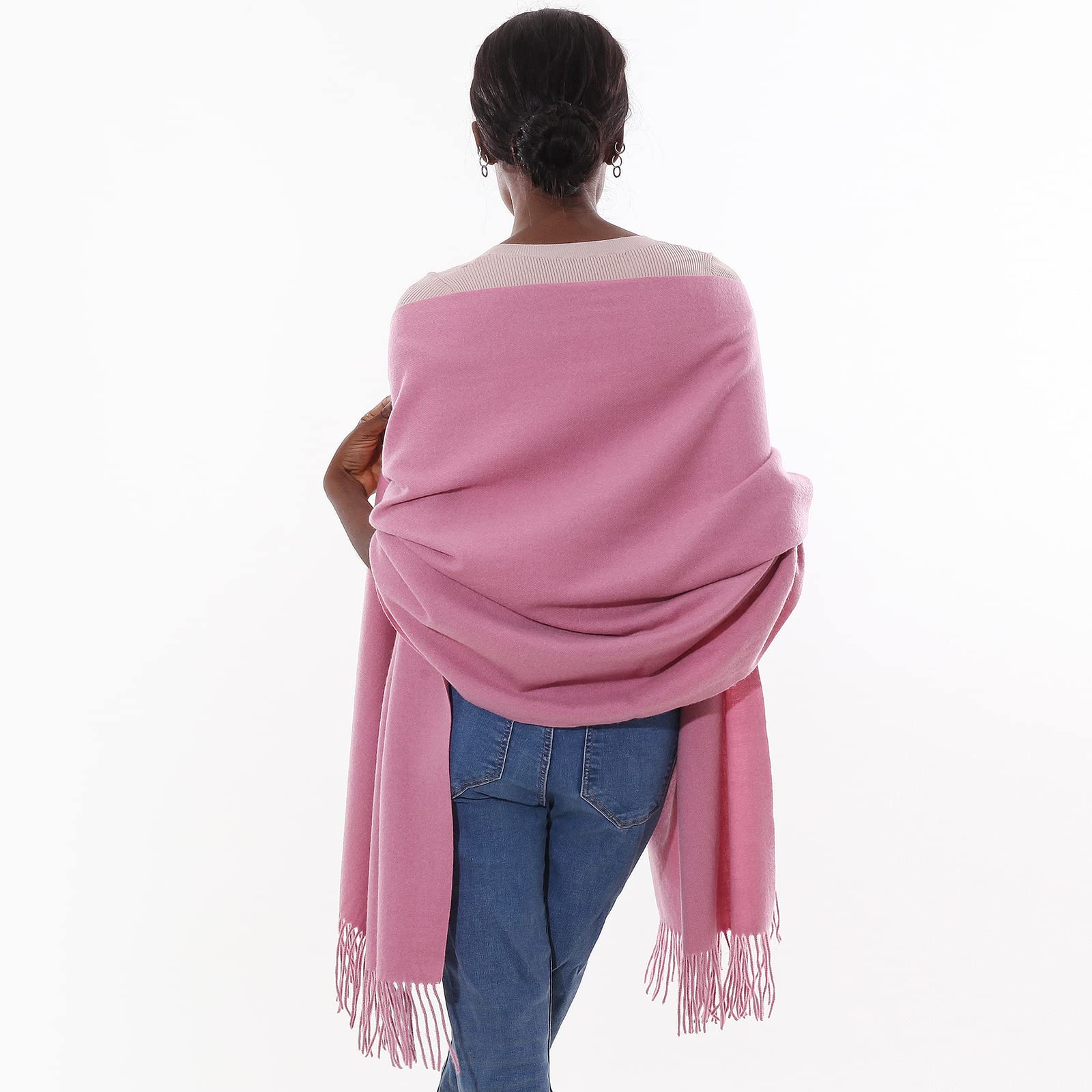 Sciarpa Pashmina Donna Invernale Scialle Sciarpe Elegante Cerimonia Grande Stole Foulard Scialle da Abito Sera