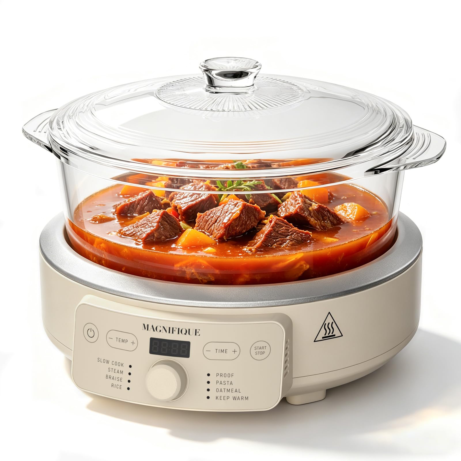 MAGNIFIQUE 8-in-1 Glass Pot Multi-Cooker