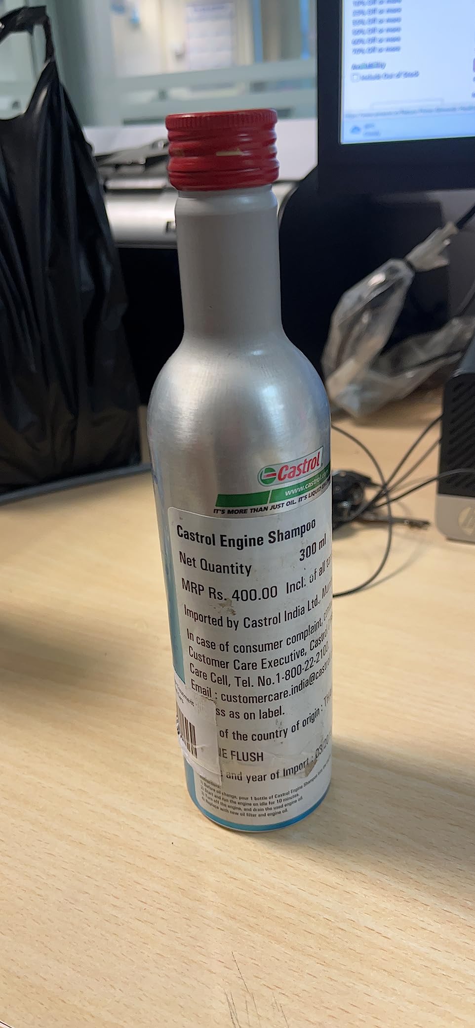 Castrol Engine Shampoo Pre Oil Change Treatment (Flushing Oil) for