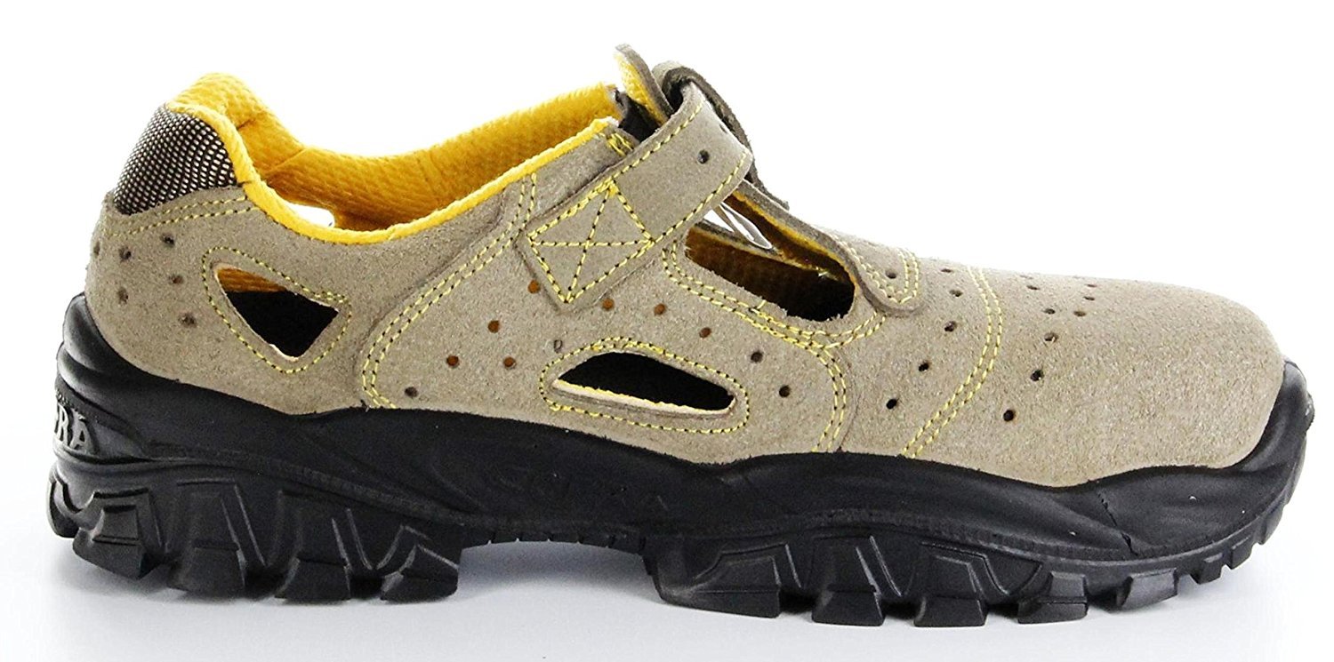 Cofra NT040-000.W37 NEW BRENTA S1 P SRC sandały ochronne, beżowe/pomarańczowe, rozmiar 37