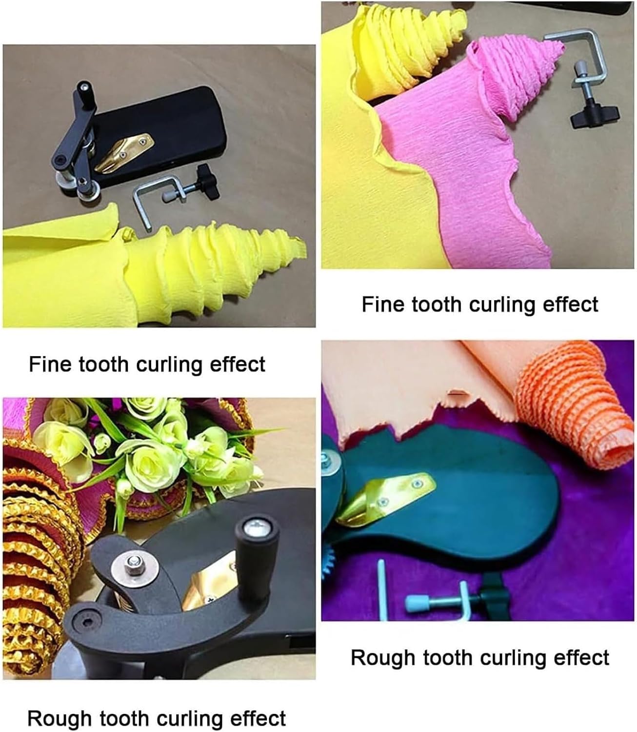 Coarse Teeth Curling Machine, Flower Crimping, Tooth 23.5 * 13 Cm, Wave Crepe Paper, Lace Tools, Packaging, Florist Supplies, for Handmade, DIY