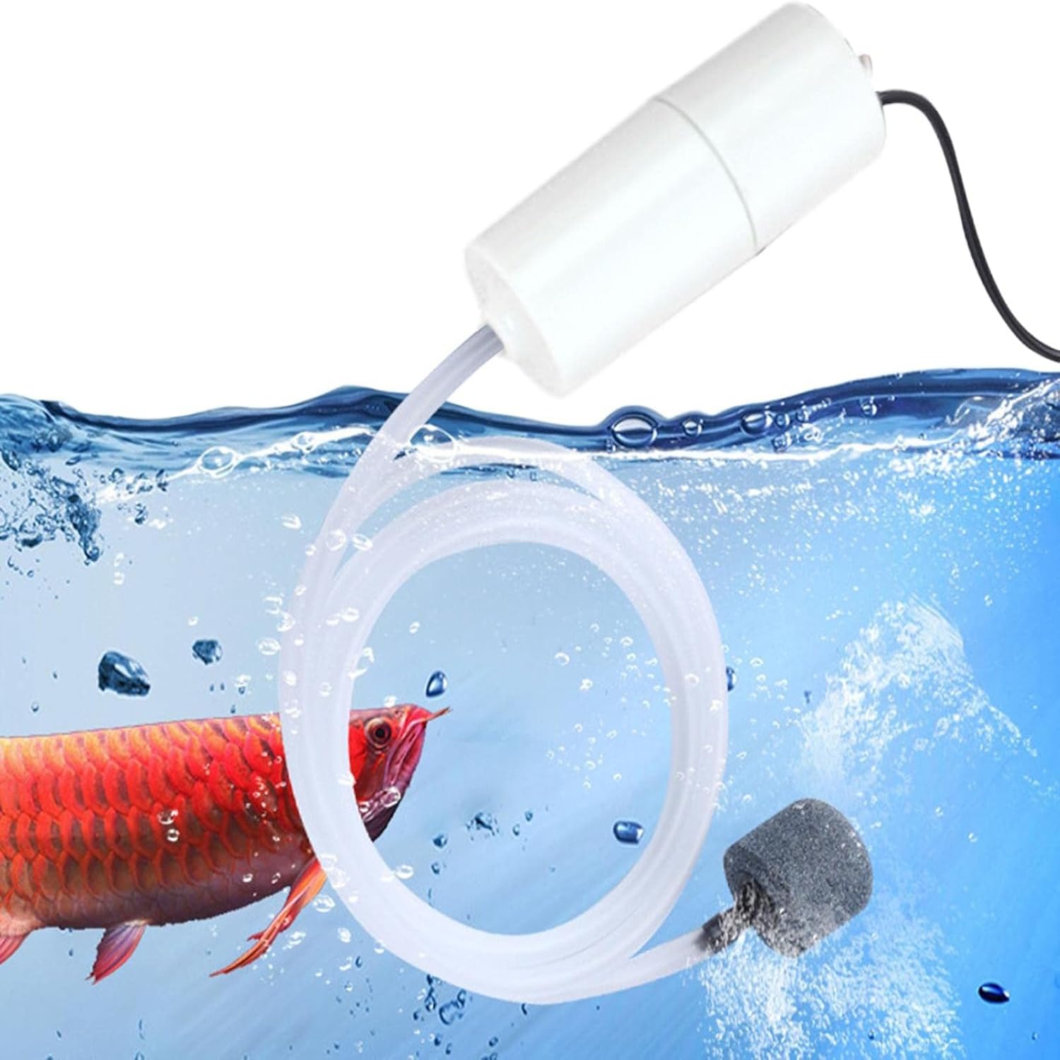 Despacito Mini Aquarium Filter Oxygen Air Pump for Fish Tank Noiseless Fish Tank Filter Silent Oxygen Pump Rechargeable with USB Connector (Mini air Pump) (B0DDT7S25C) Amazon Price History, Amazon Price Tracker