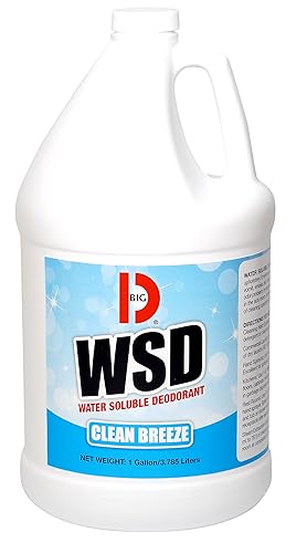 Big D 1673 Desodorante soluble en agua, fragancia Clean Breeze, 1 galón (paquete de 4) – Añadir a cualquier solución de limpieza – Ideal para su uso