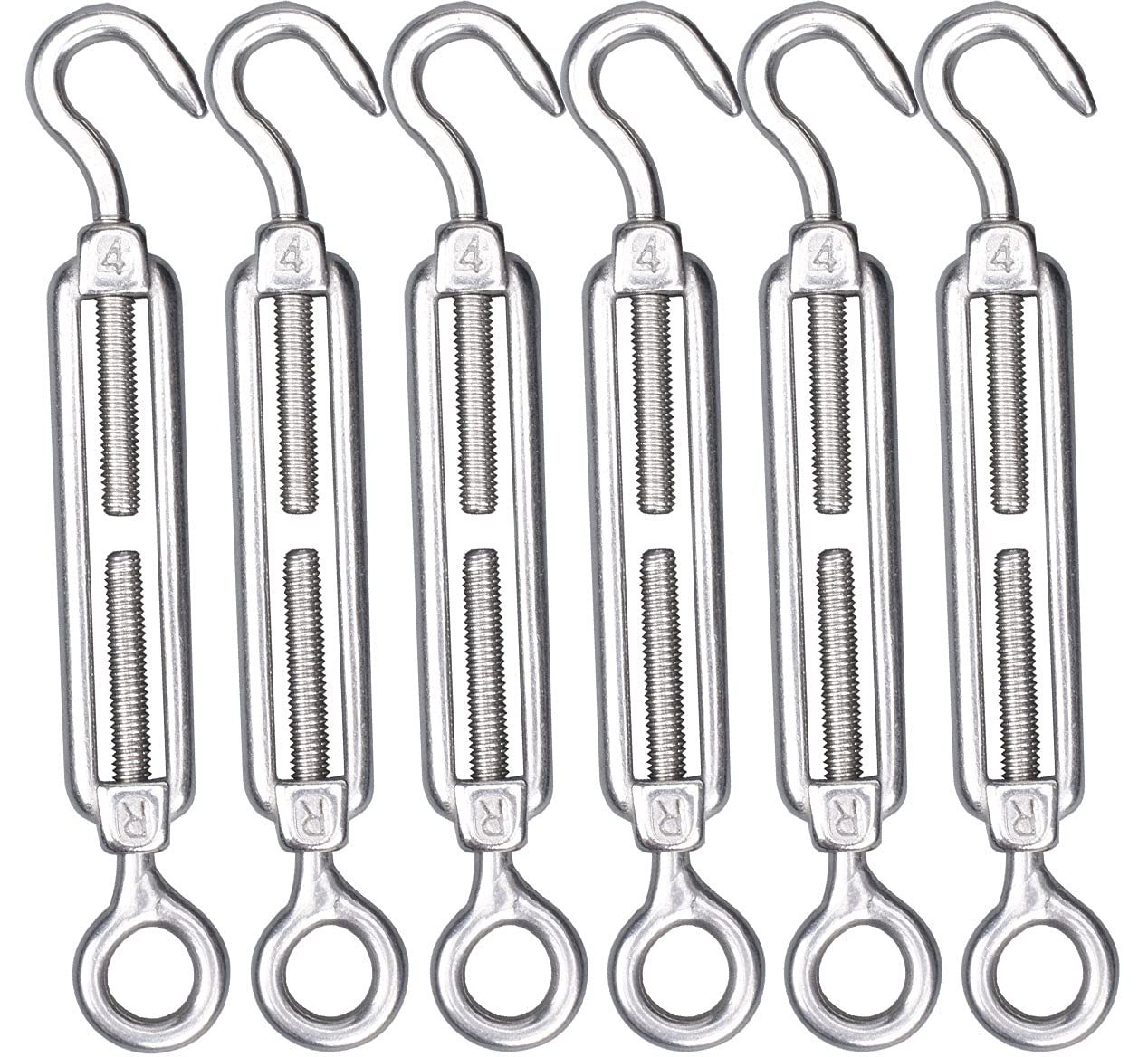 M4 Turnbuckle,Alele Stainless Steel 304 Clothesline Tightener,Suitable