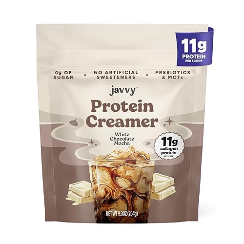 Miniatura 10 de Crema de café con proteína de crema dulce - Colágeno de ternera alimentada con pasto - Soporte para cabello, piel y uñas, MCTs que aumentan la