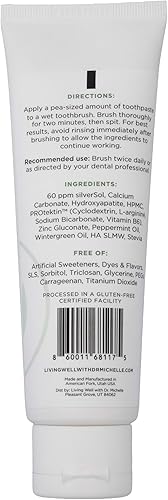 Miniatura 6 de Pasta de dientes hidroxiapatita - Fórmula remineralizante sin flúor con PROtektin - Apoya la fuerza del esmalte, microbioma oral y salud de las