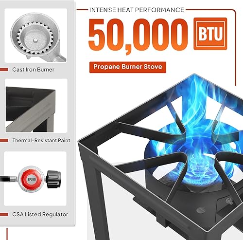 Miniatura 4 de Kit de freidora de pavo al aire libre con cubierta contra el polvo  Ollas de 36QT  Aluminio  Freidoras profundas con cesta y quemador  Estufa de