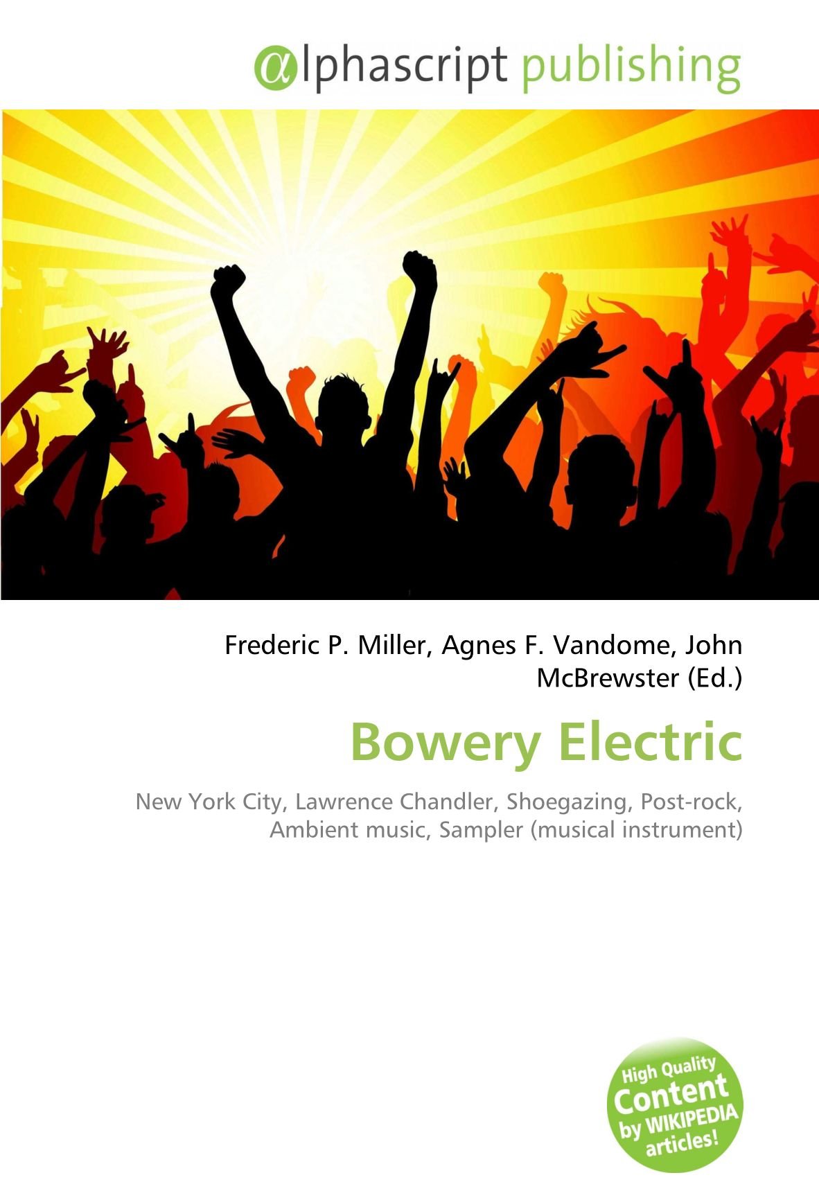 Bowery Electric: New York City, Lawrence Chandler, Shoegazing, Post-rock, Ambient music, Sampler (musical instrument)