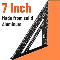 Vista 2 de Mr. Pen - Escuadra de Metal, 7 Pulgadas, Escuadra de Aluminio para Carpintería, Herramienta de Escuadra para Carpinteros, Escuadras de Carpintería