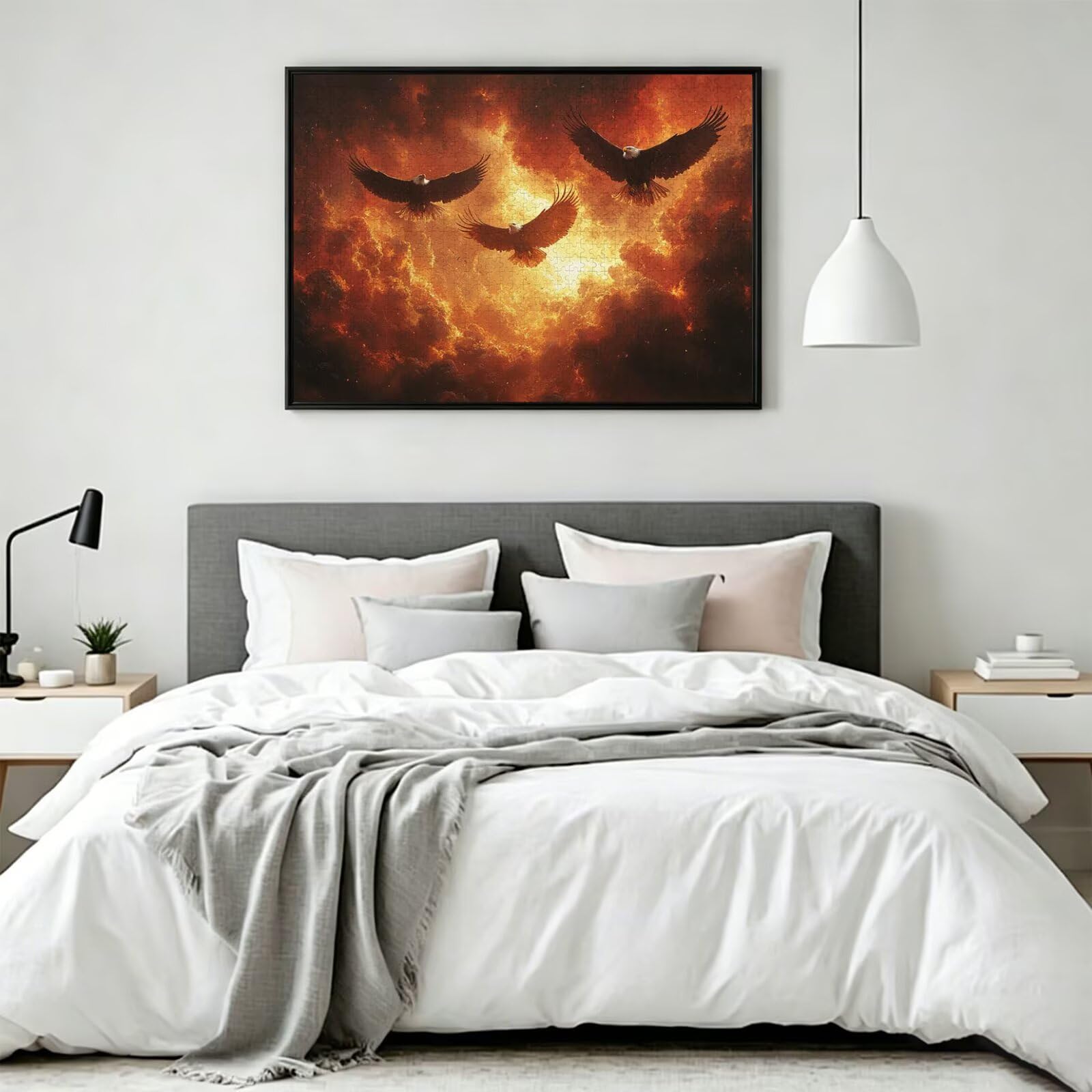 Puzzle 6000 Pezzi L'aquila Puzzle Classici per Gioco Familiare, n-408 | Impossibile Puzzles, Intrattenimento Creativo, Rilassamento Intelligence, Regalo per Amore e Amico, Home Decor, Sole calante