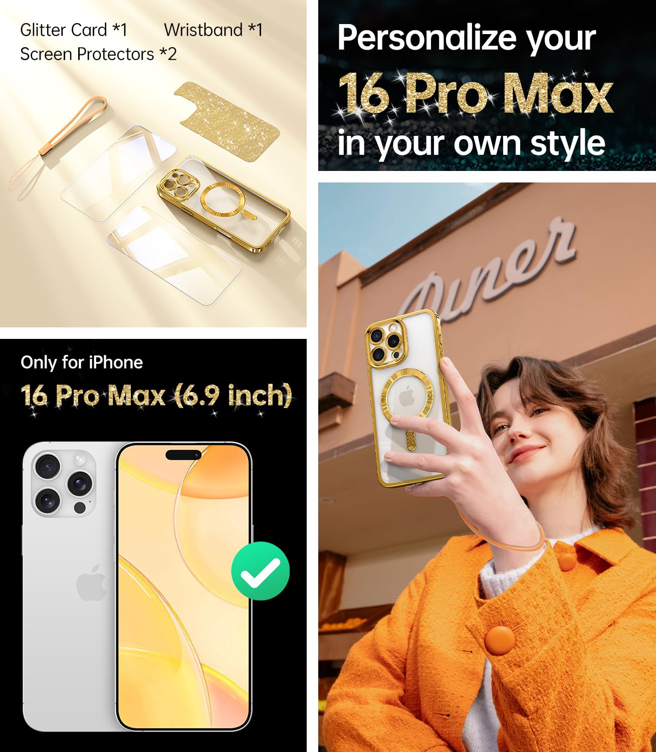 Meifigno Candy Series Case Designed for iPhone 16 Pro Max - Image 2