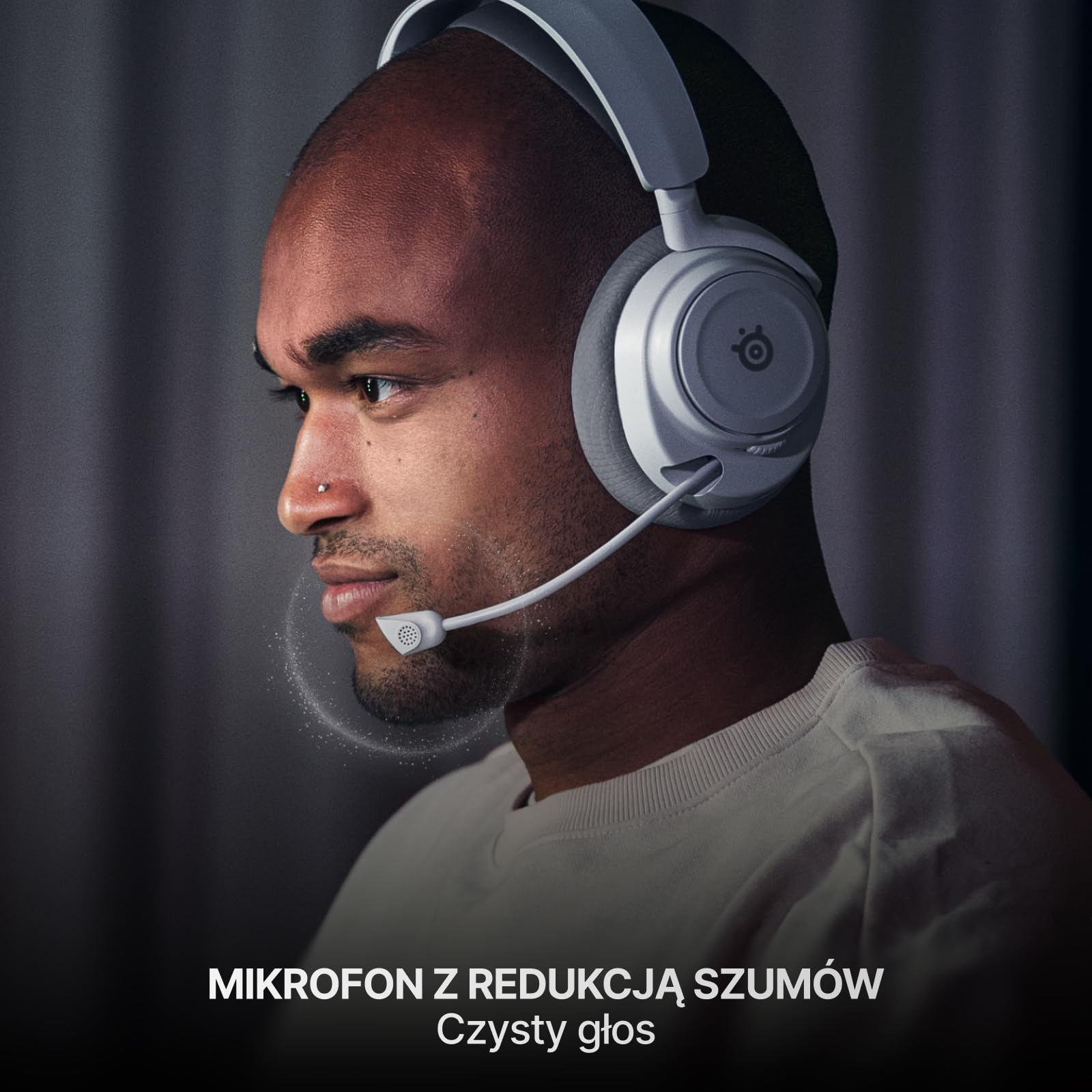 SteelSeries Arctis Nova 7P Wireless Gen 2 do gier -sterowanie aplikacją w czasie rzeczywistym - 50H + -przetworniki magnetyczne z magnesem neodymowym -miks 2,4 GHz/Bluetooth -PS5,PC, Switch 1/2,mobile