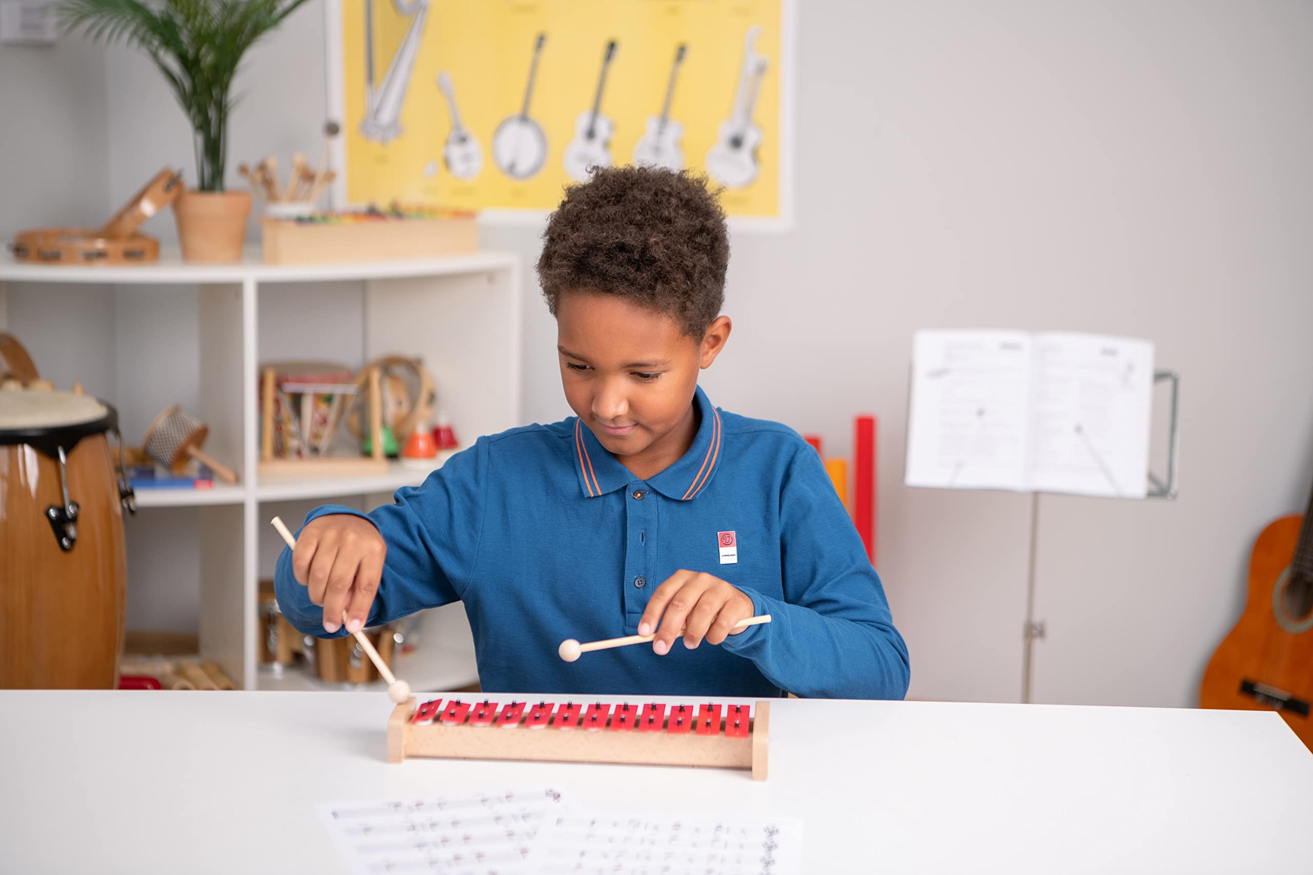 Betzold Musik - Glockenspiel sopran - Xylophon Klangstäbe Musikinstrument Stabspiel
