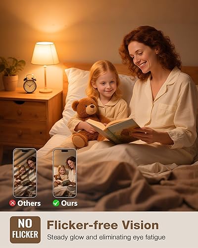 Miniatura 6 de Bombillas ámbar A19 E26 de 2200 K suaves y cálidas, bombillas LED Edison vintage equivalentes a 60 vatios, regulables estilo antiguo antiguo de 60 W