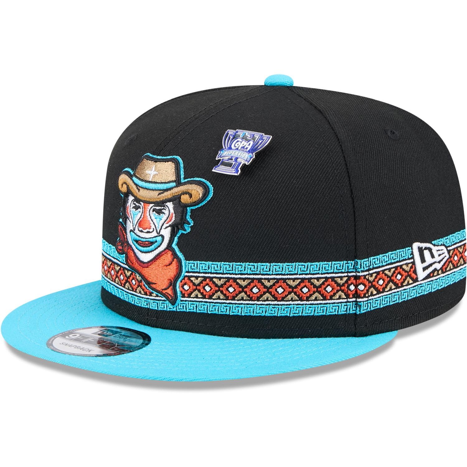 New Era Men's Black 9Fifty Snapback Cap - Milb Sugar Land Space Cowboys