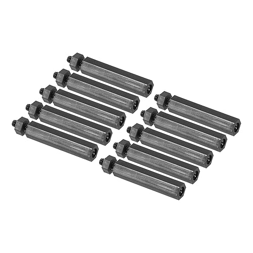 PATIKIL Tornillos hexagonales de nailon M2.5, 1 juego50 unidades PCB macho hembra kit roscado para placas base, carcasas de computadora, placas de